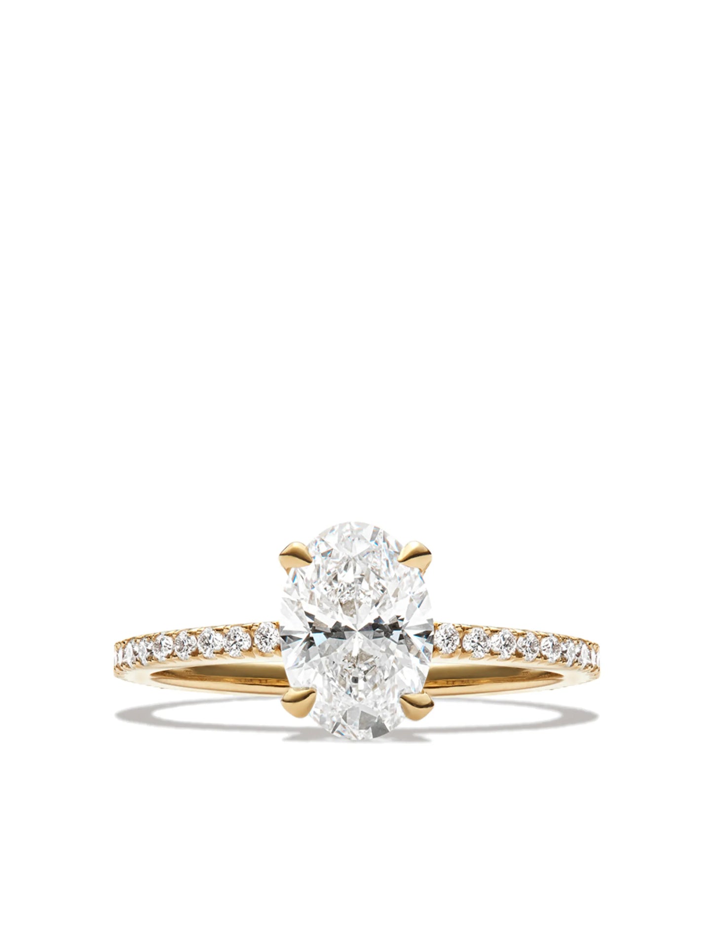 18kt yellow gold Maya diamond ring