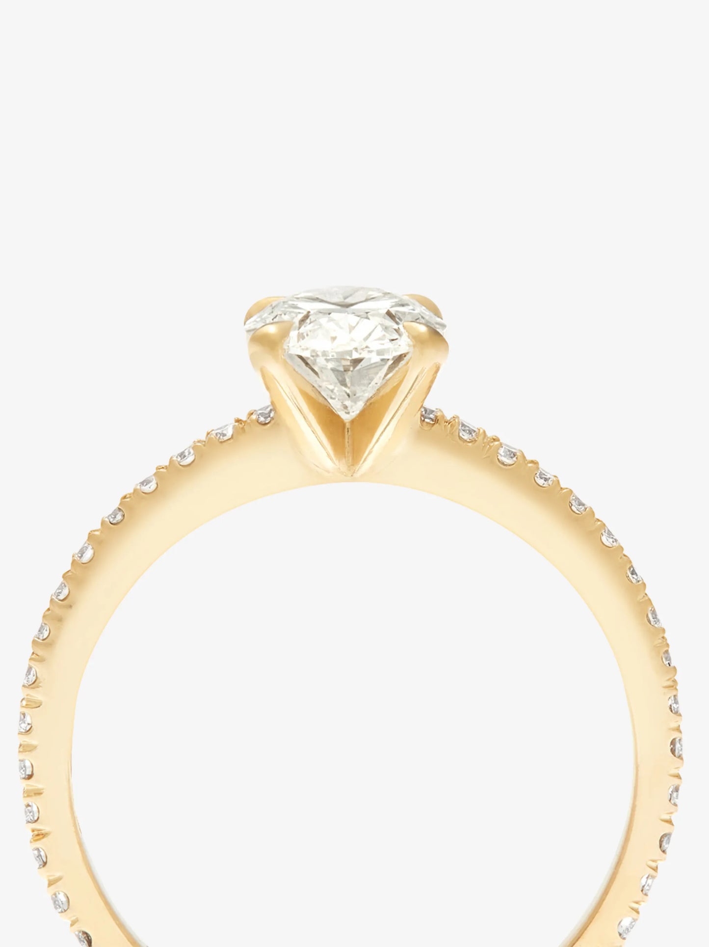 18kt yellow gold Maya diamond ring