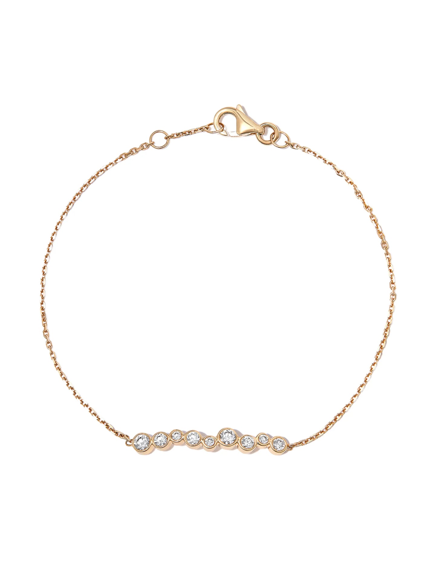 18kt yellow gold Amie diamond bracelet