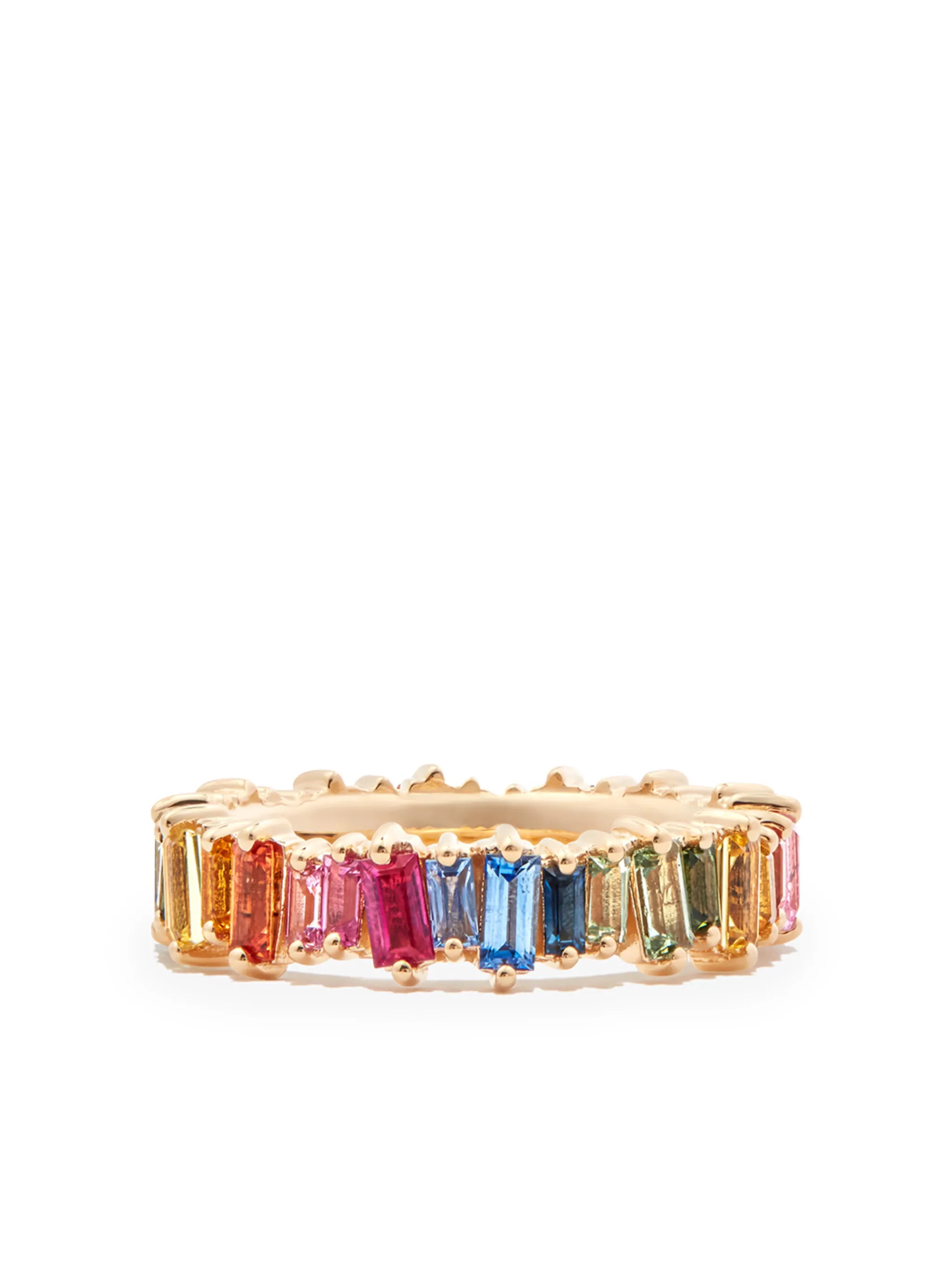 18kt yellow gold sapphire ring