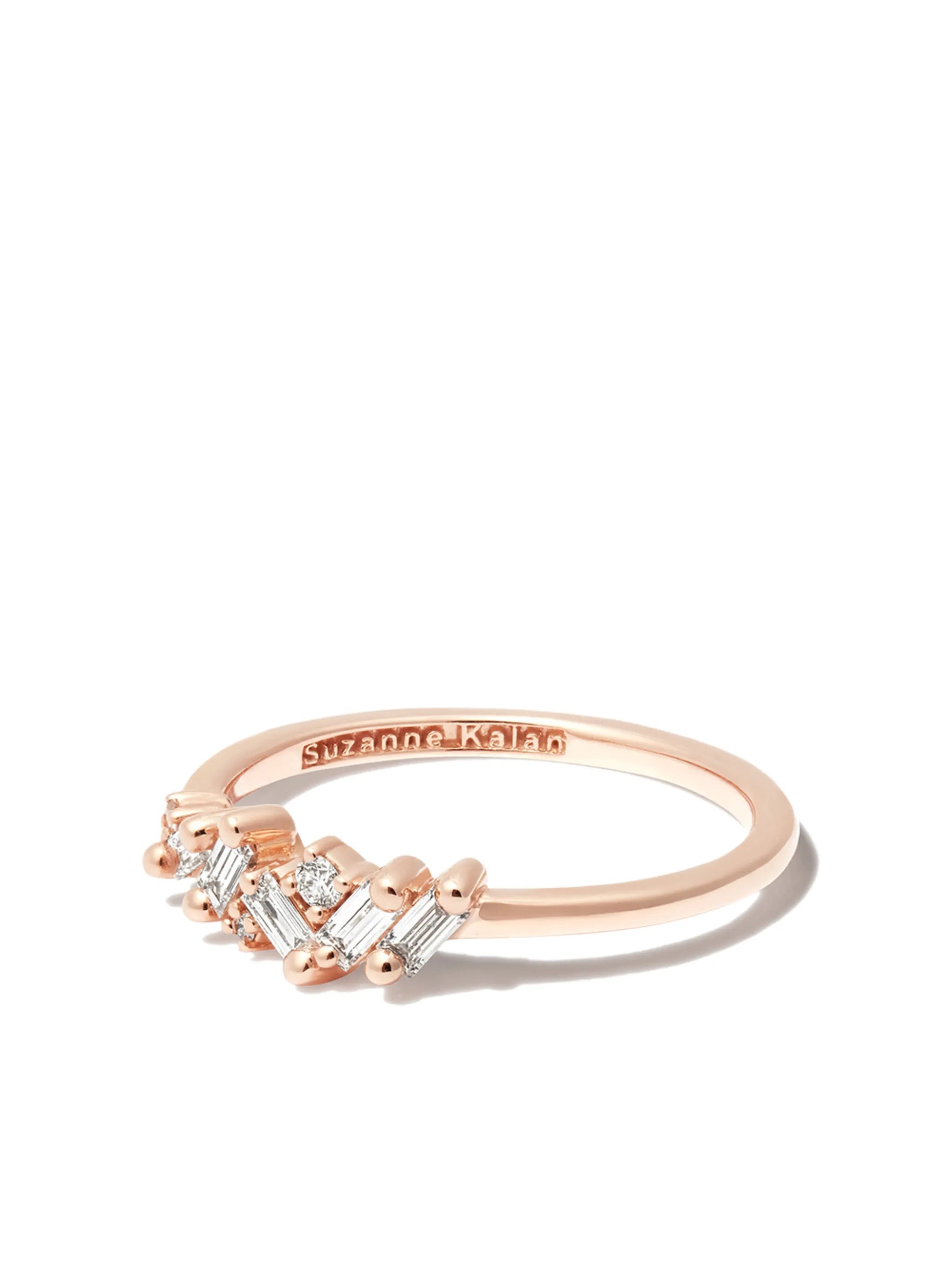 18kt rose gold Fireworks diamond eternity ring