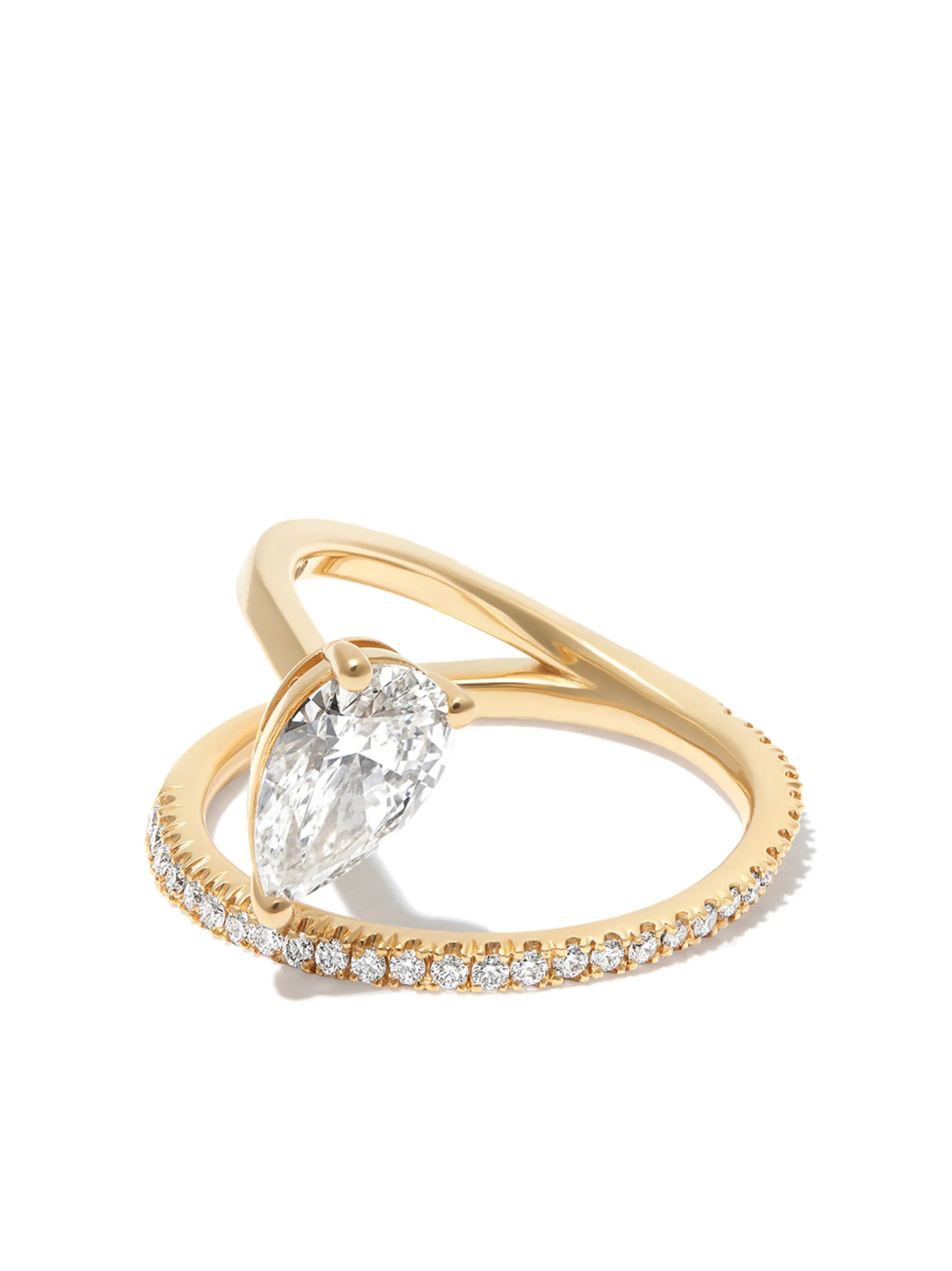 18kt yellow gold Frida diamond ring
