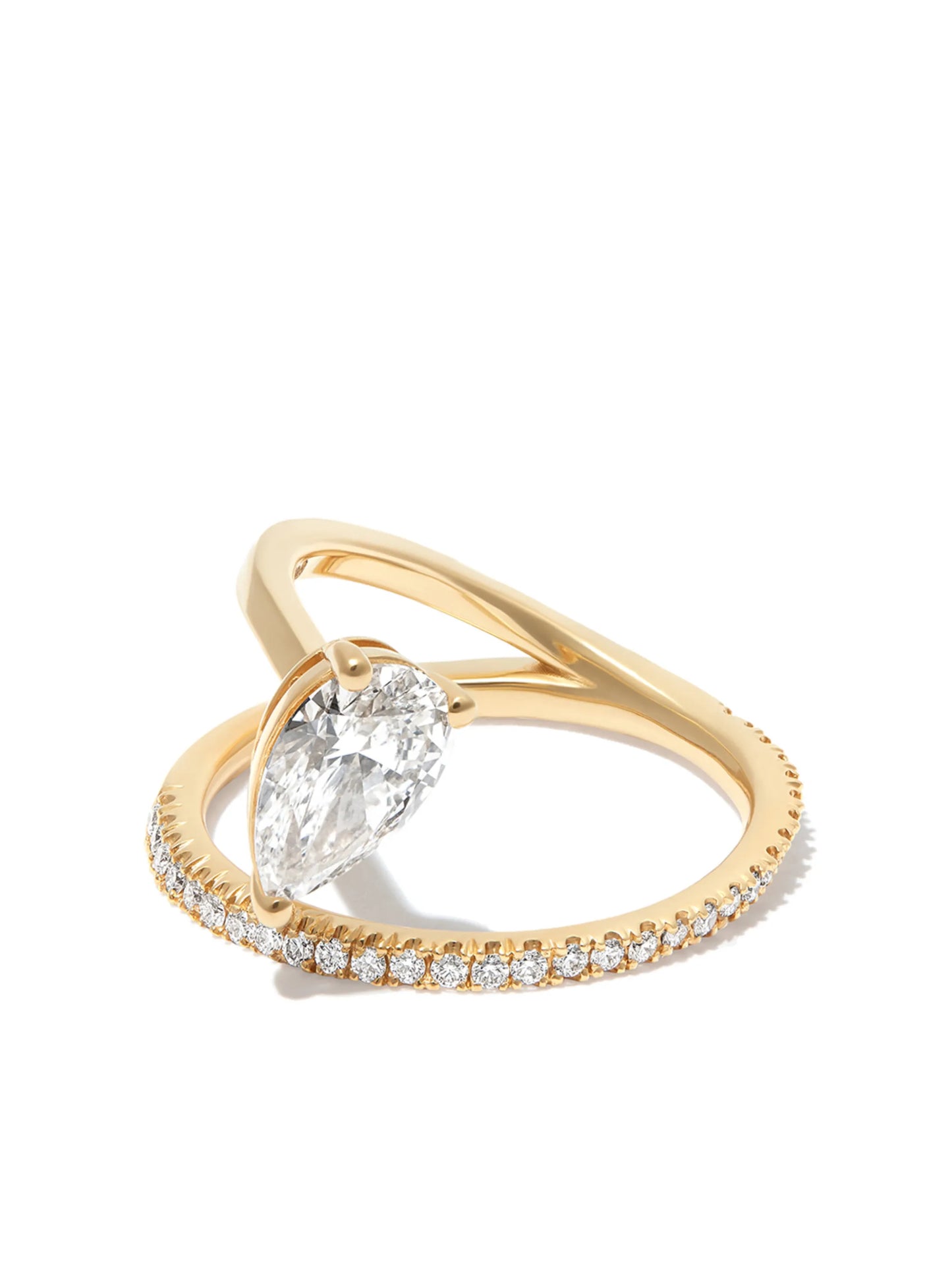 18kt yellow gold Frida diamond ring