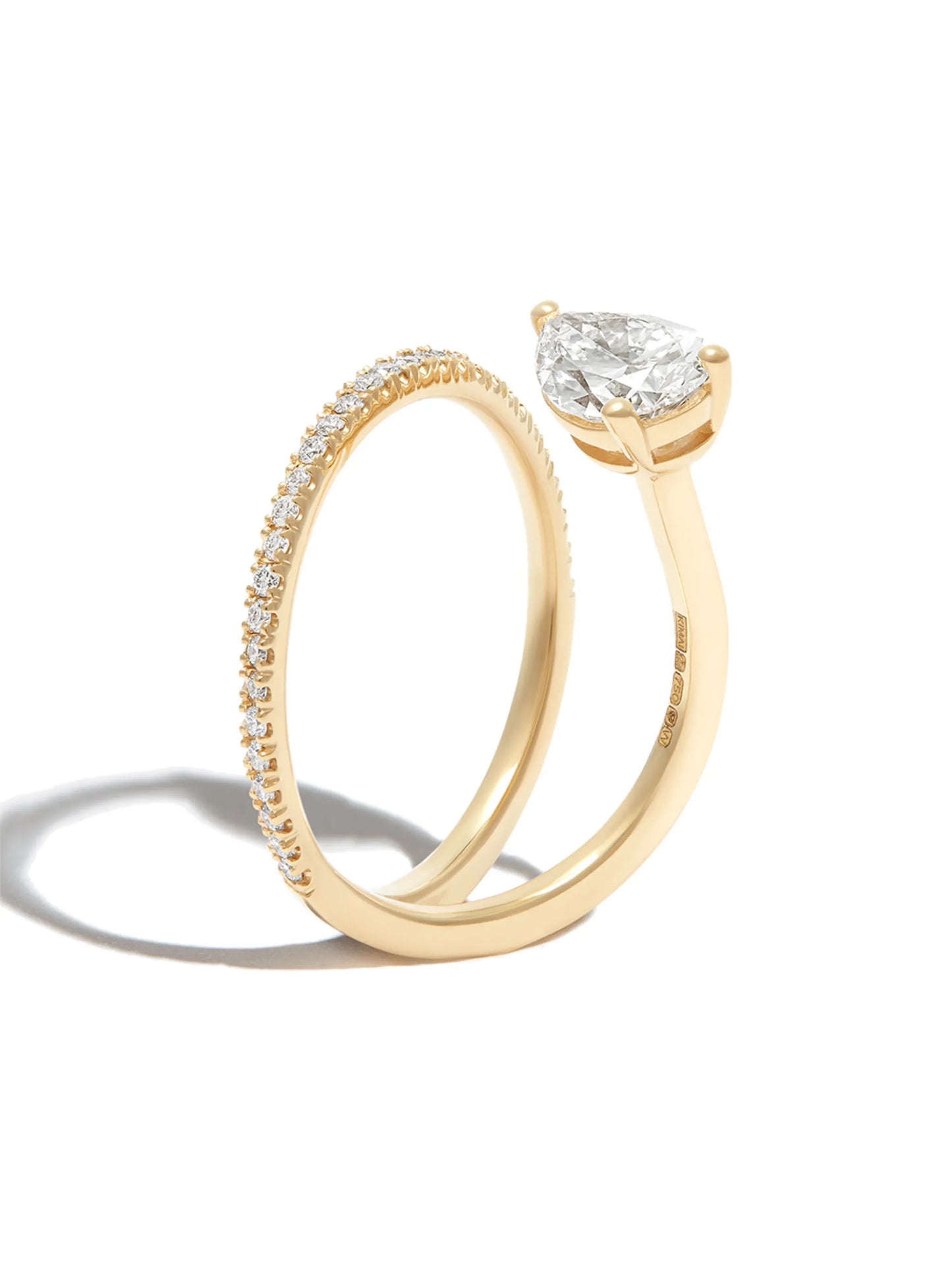 18kt yellow gold Frida diamond ring