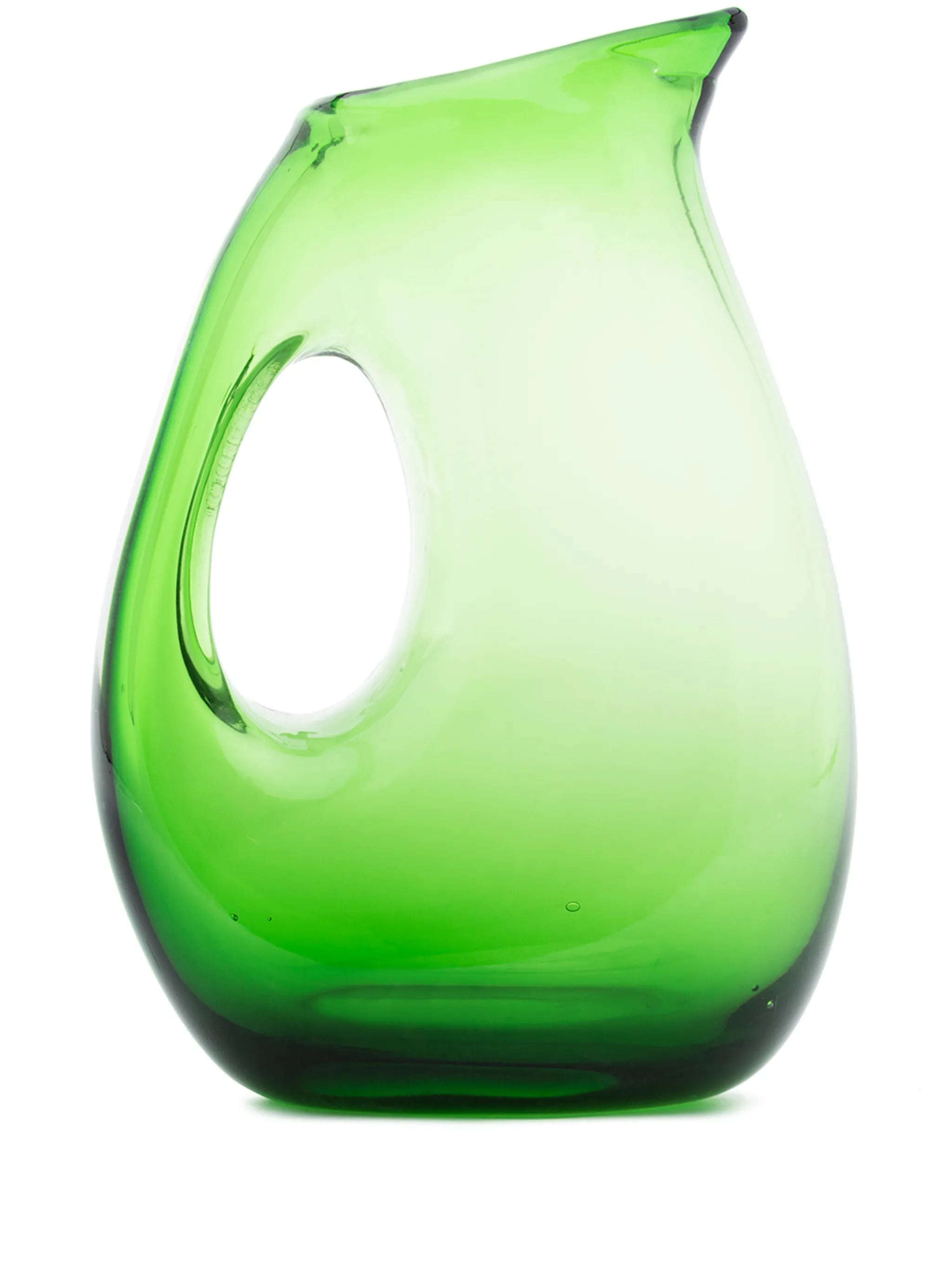 Hole glass jug