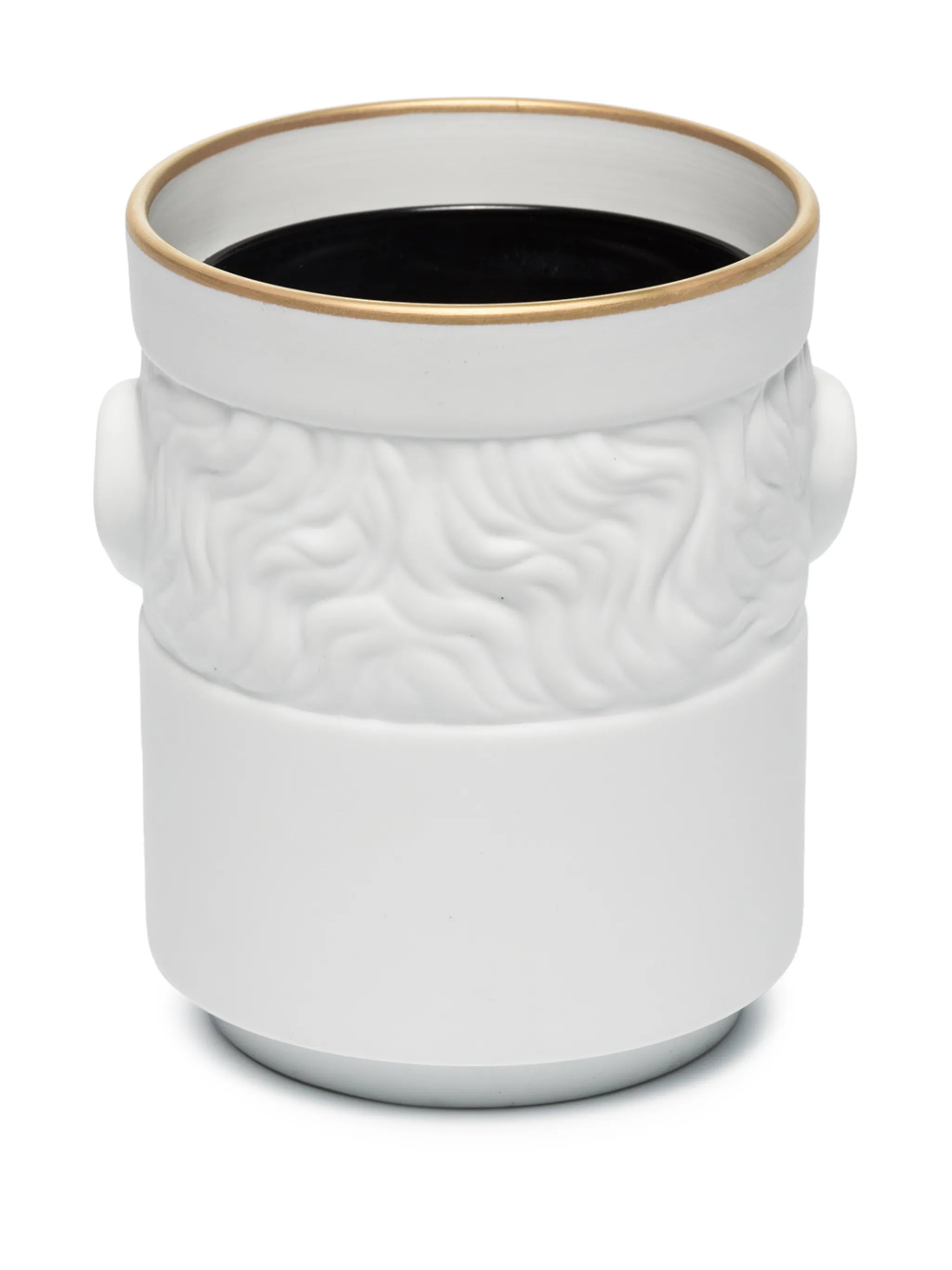 Il Seguace candleholder and Black Stone scented candle (190g)