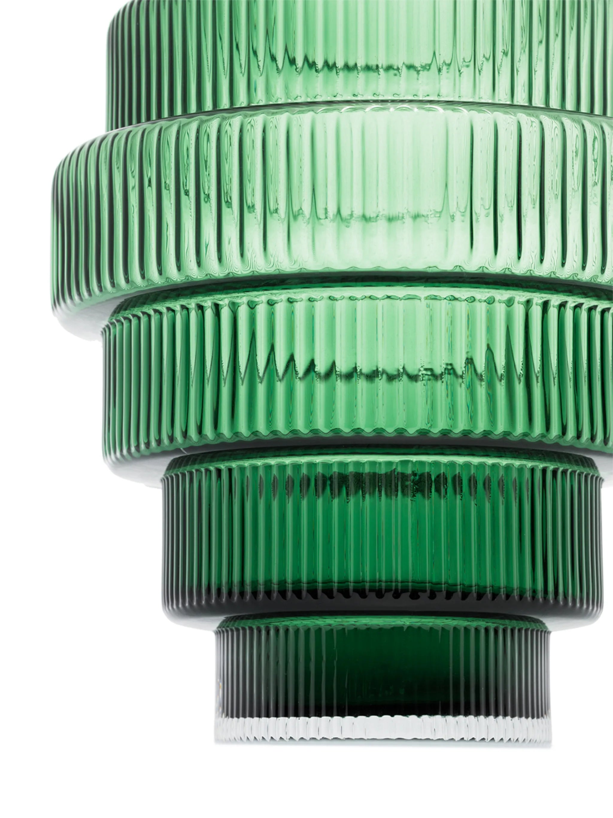 Steps ribbed vase
