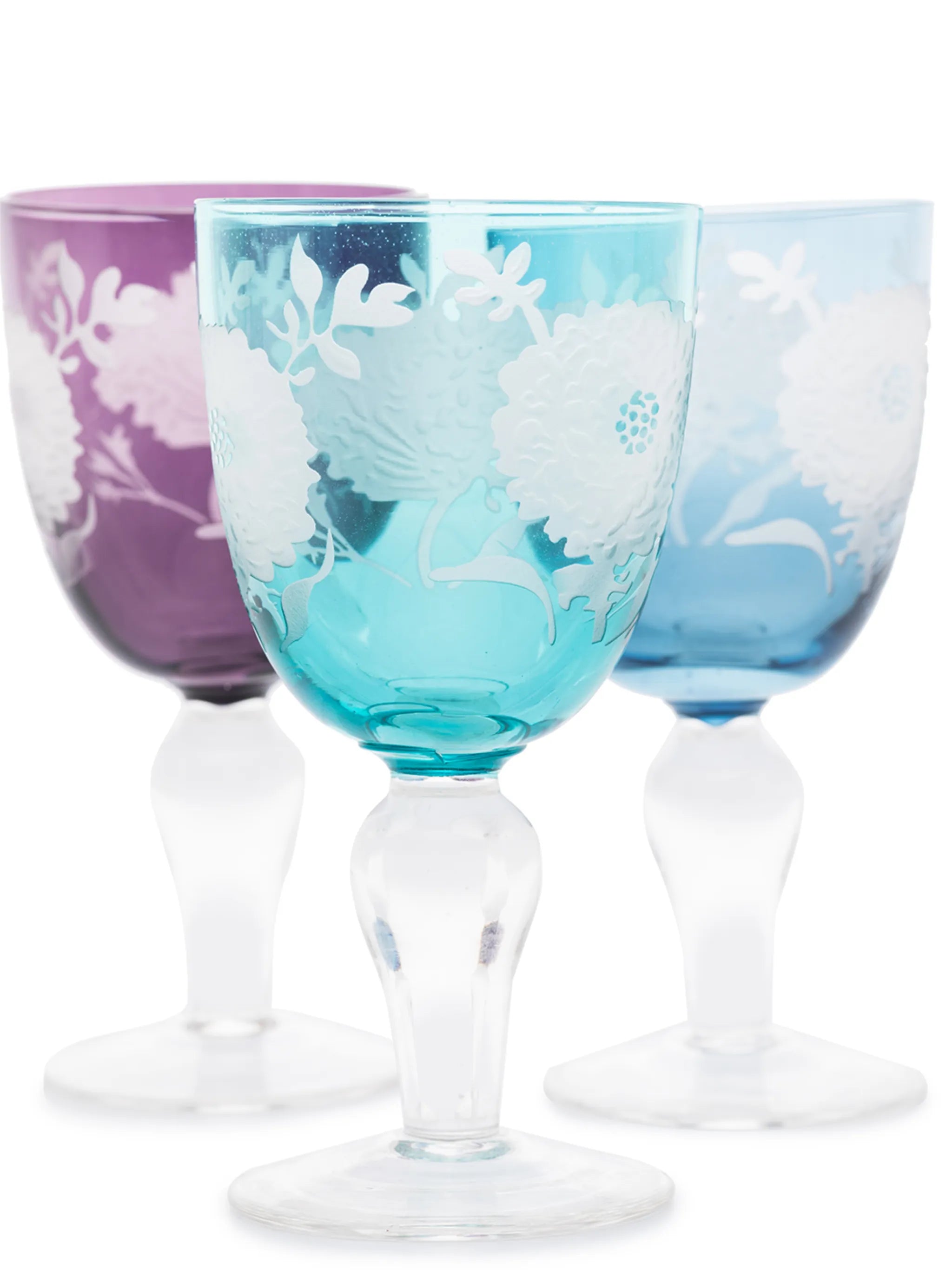 Peony wine glasses (set of 6)