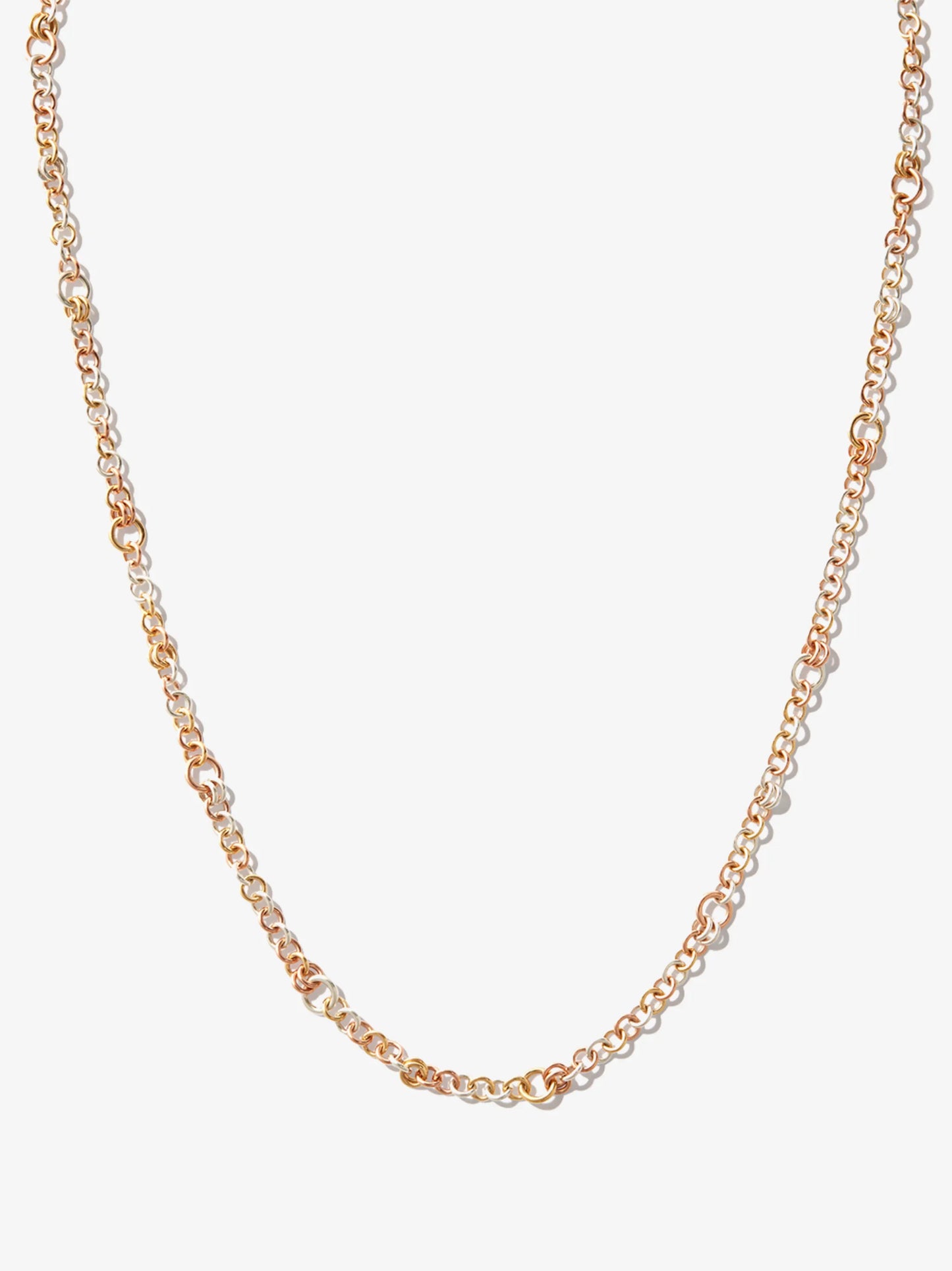 18kt yellow and white gold Gravity necklace