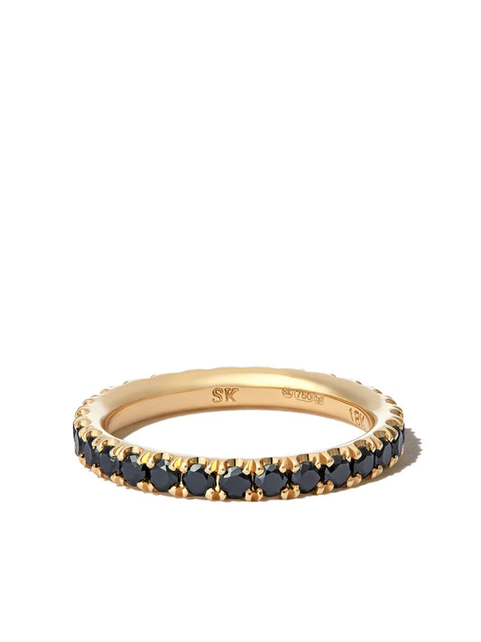 18kt yellow gold diamond ring