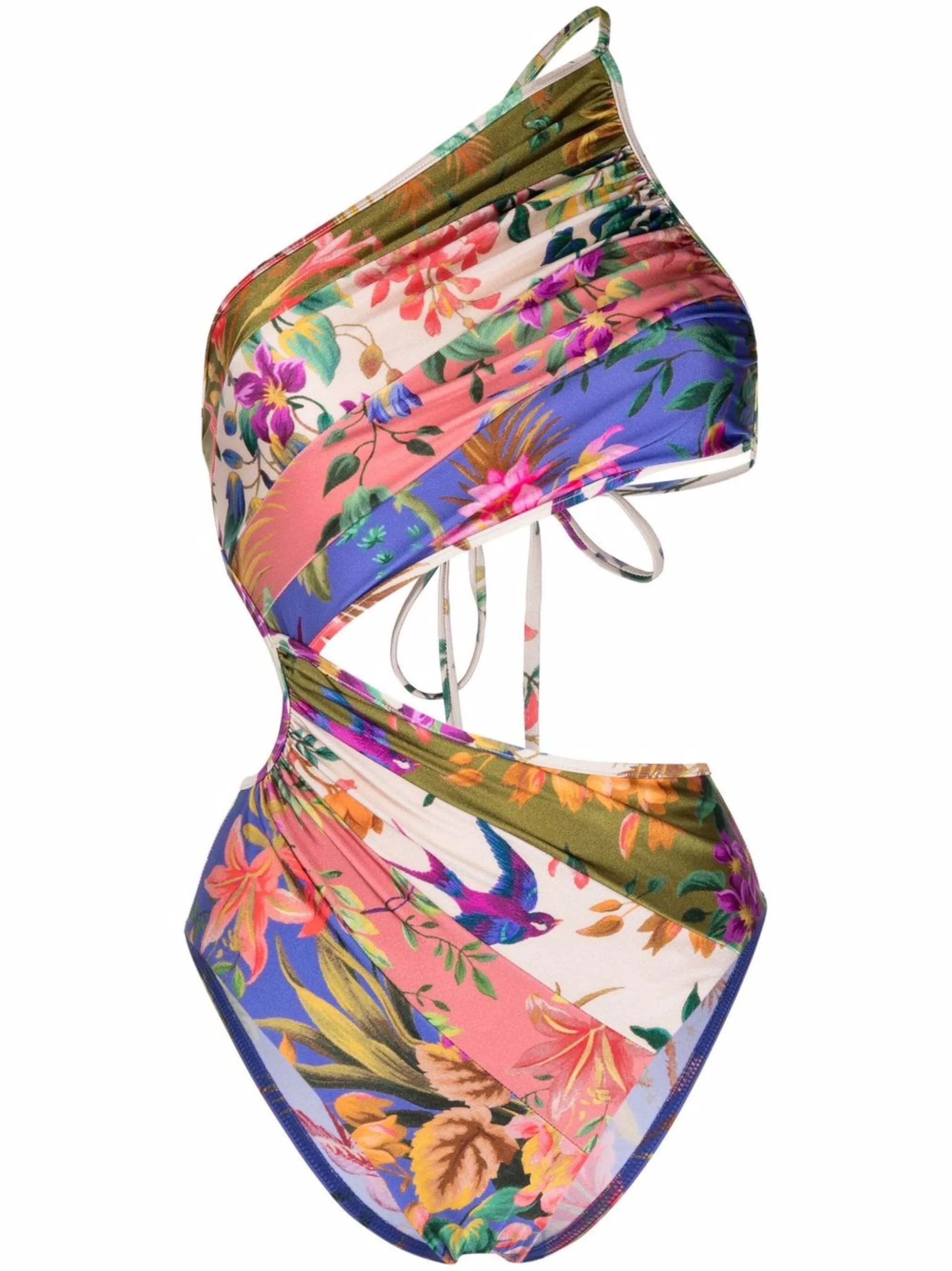 Tropicana one-strap swimsuit