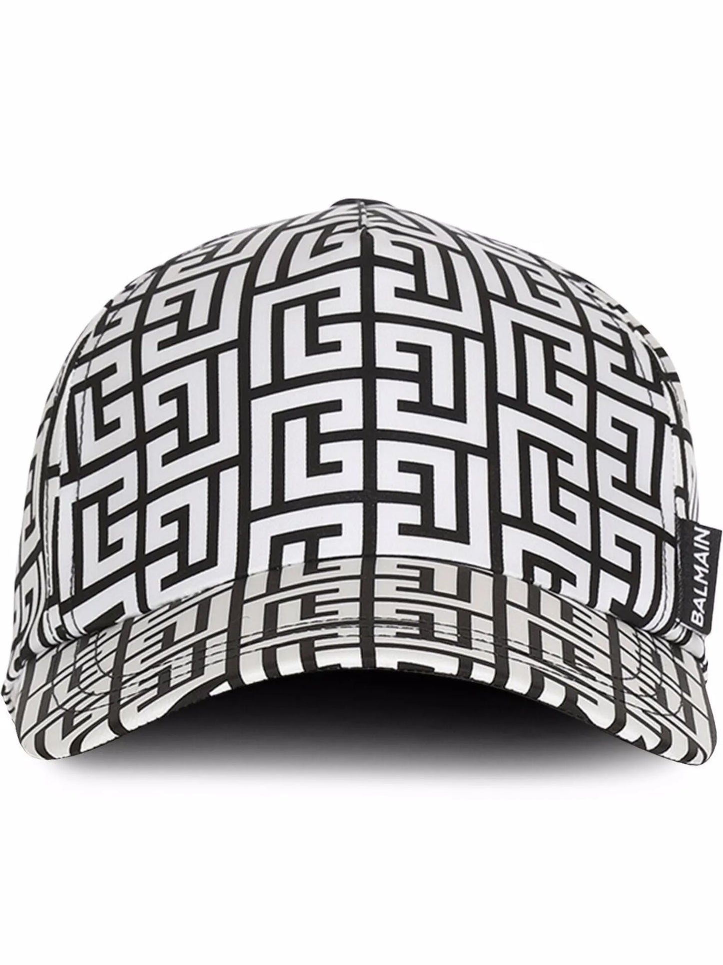 monogram print baseball hat
