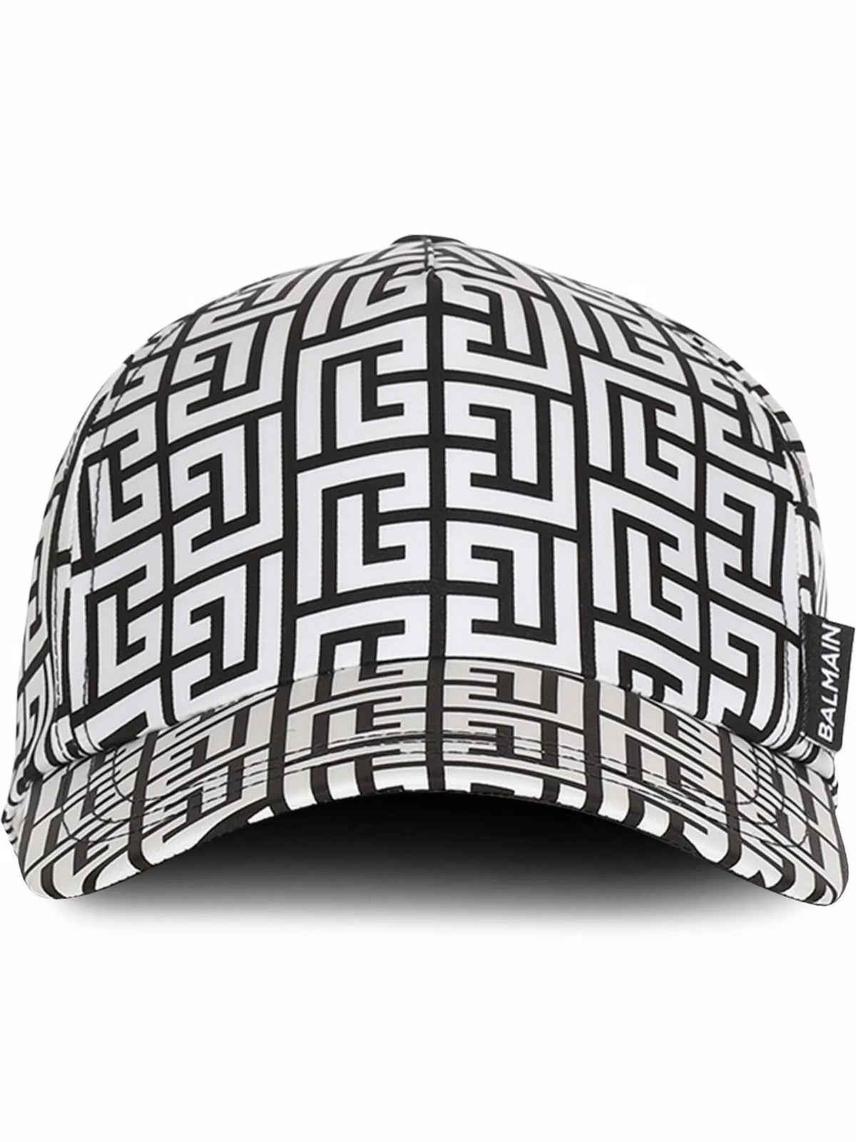 monogram print baseball hat