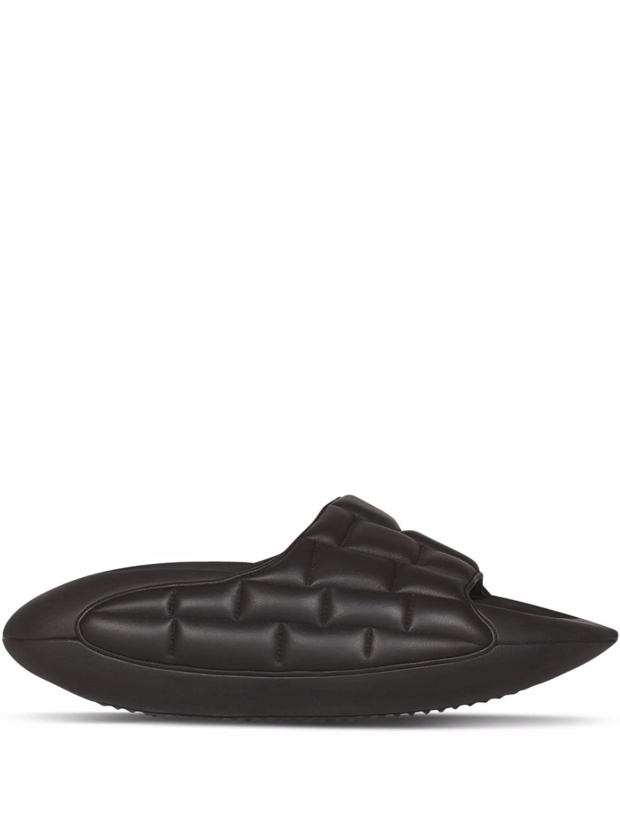 quilted leather sandals