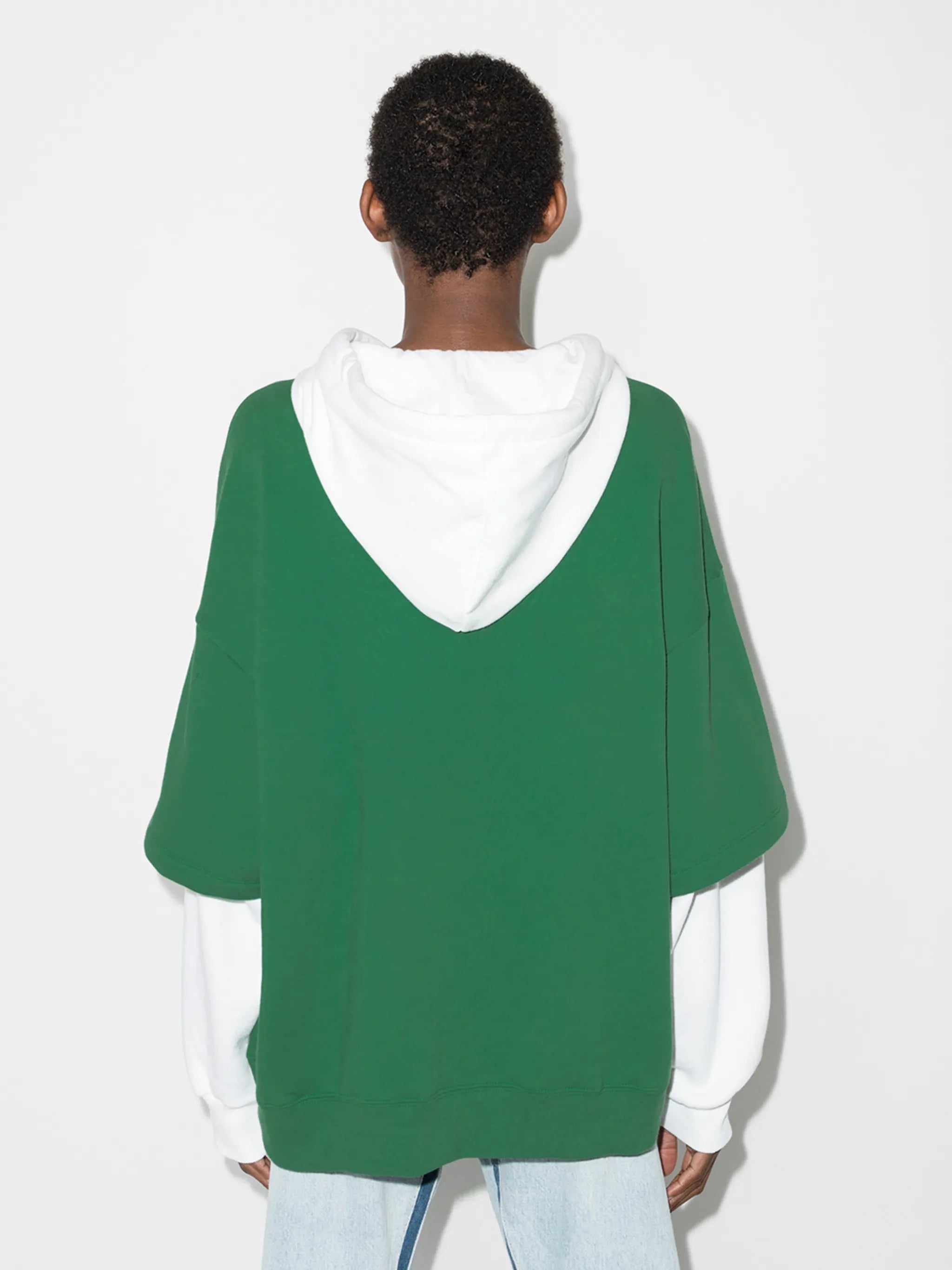 Amalie layered hoodie
