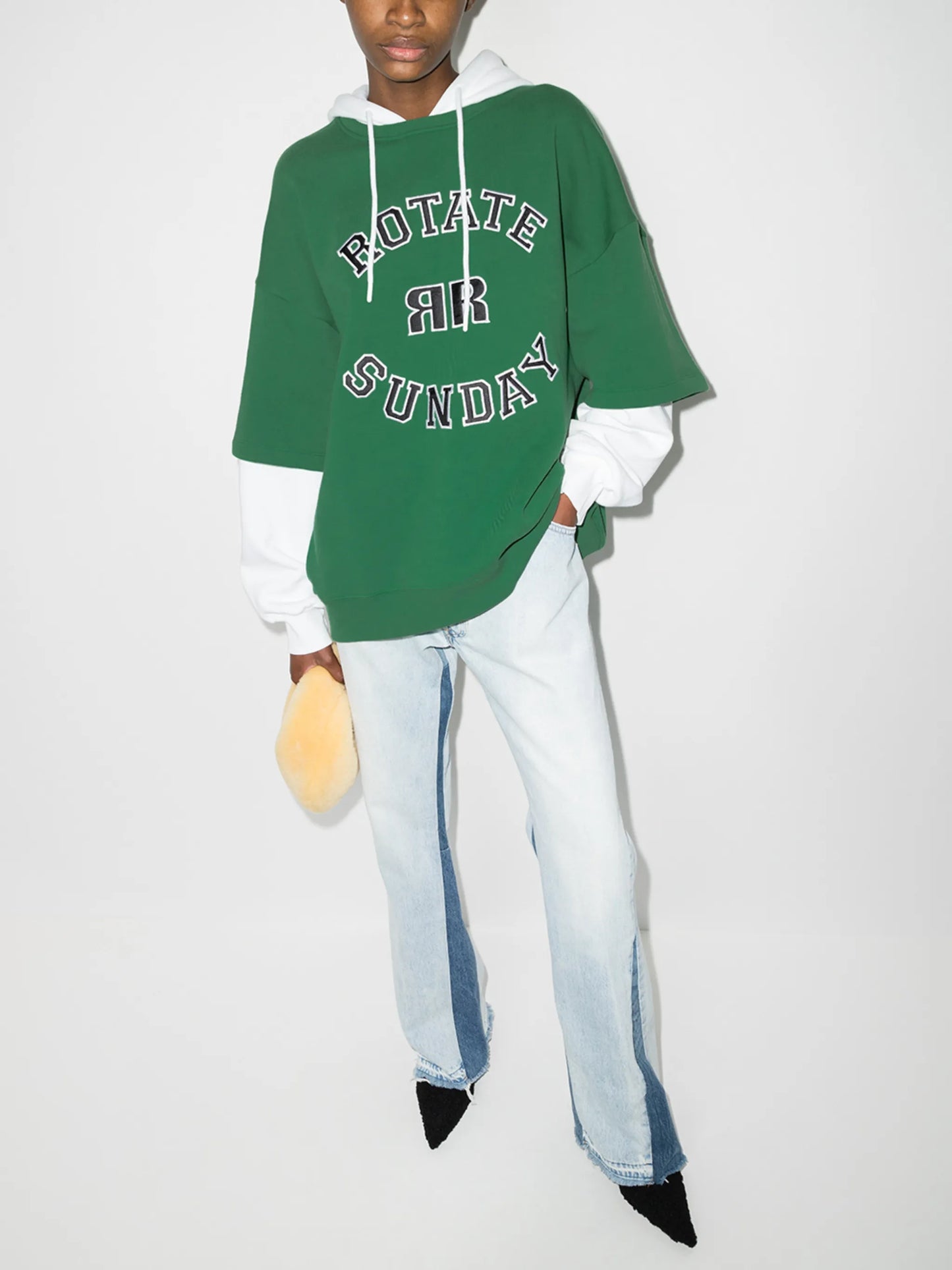 Amalie layered hoodie
