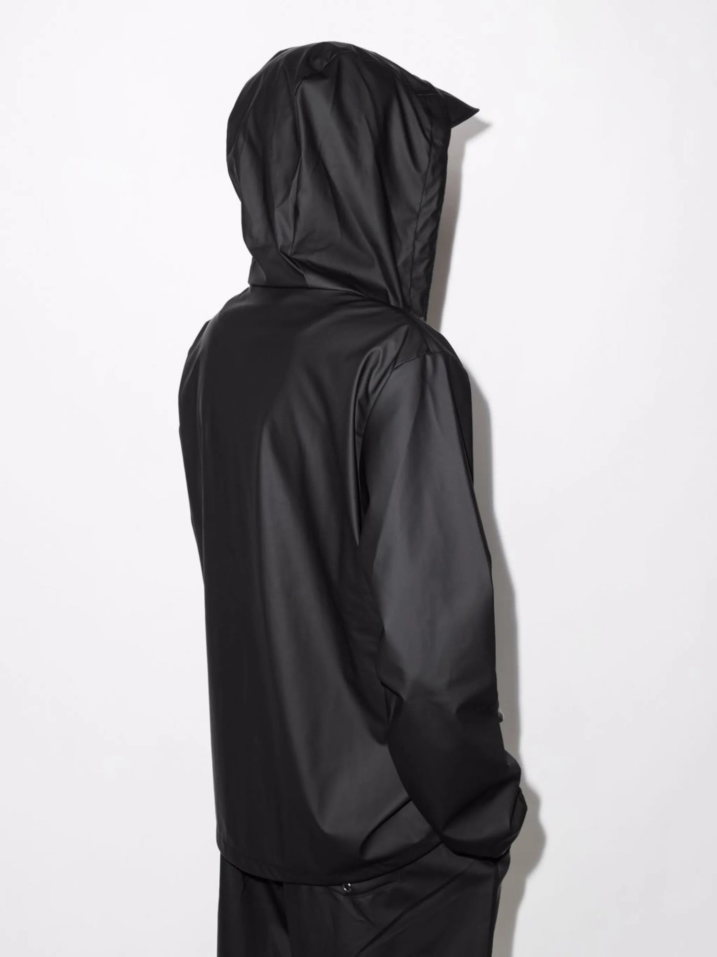short hooded coat