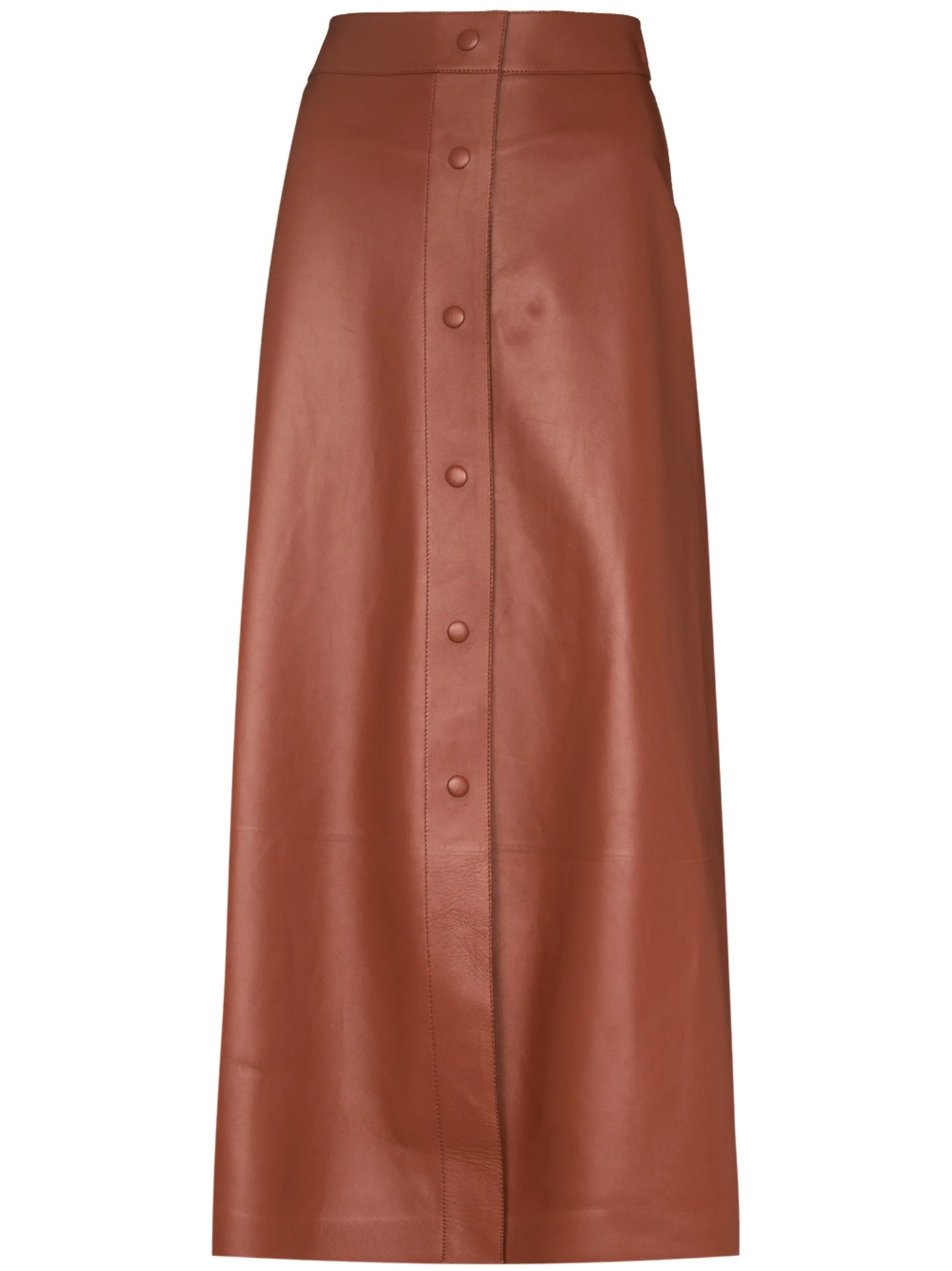 A-line mid-length skirt