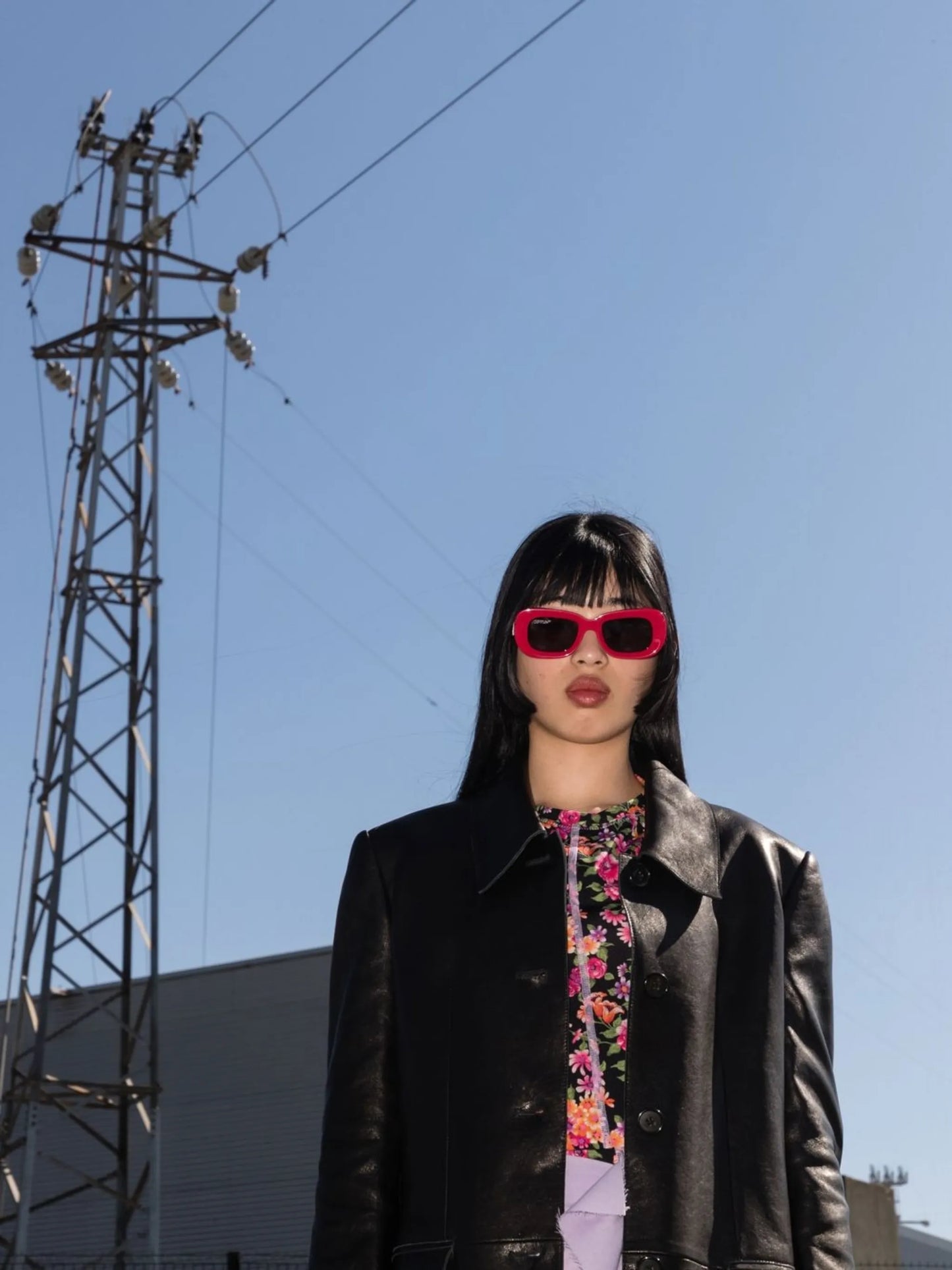 Carrara round-frame sunglases