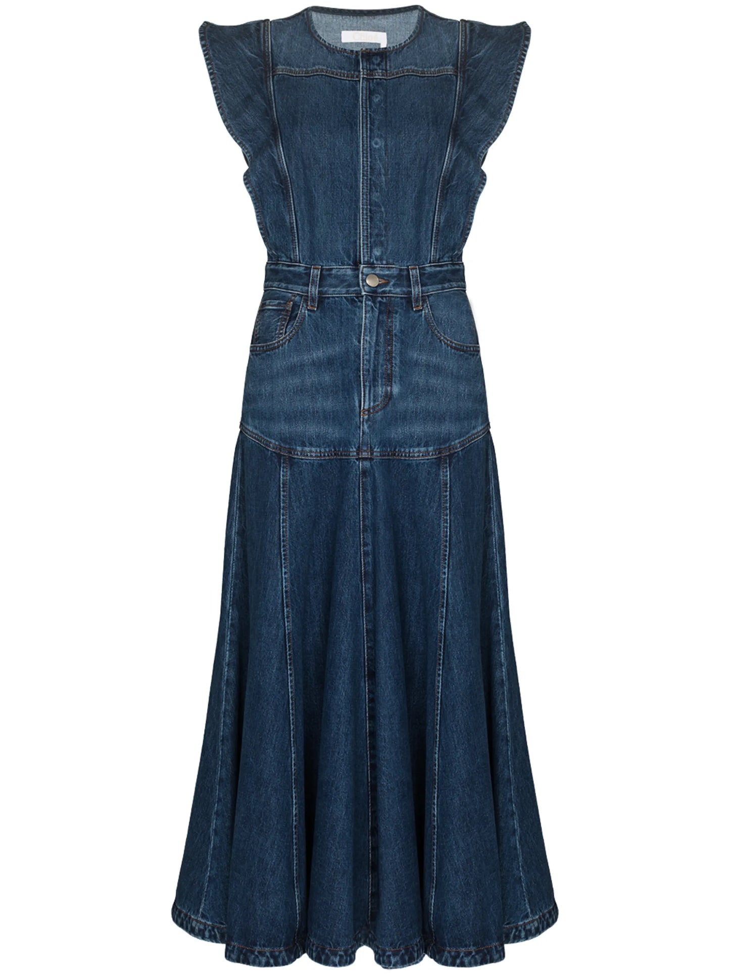 organic cotton flared dress