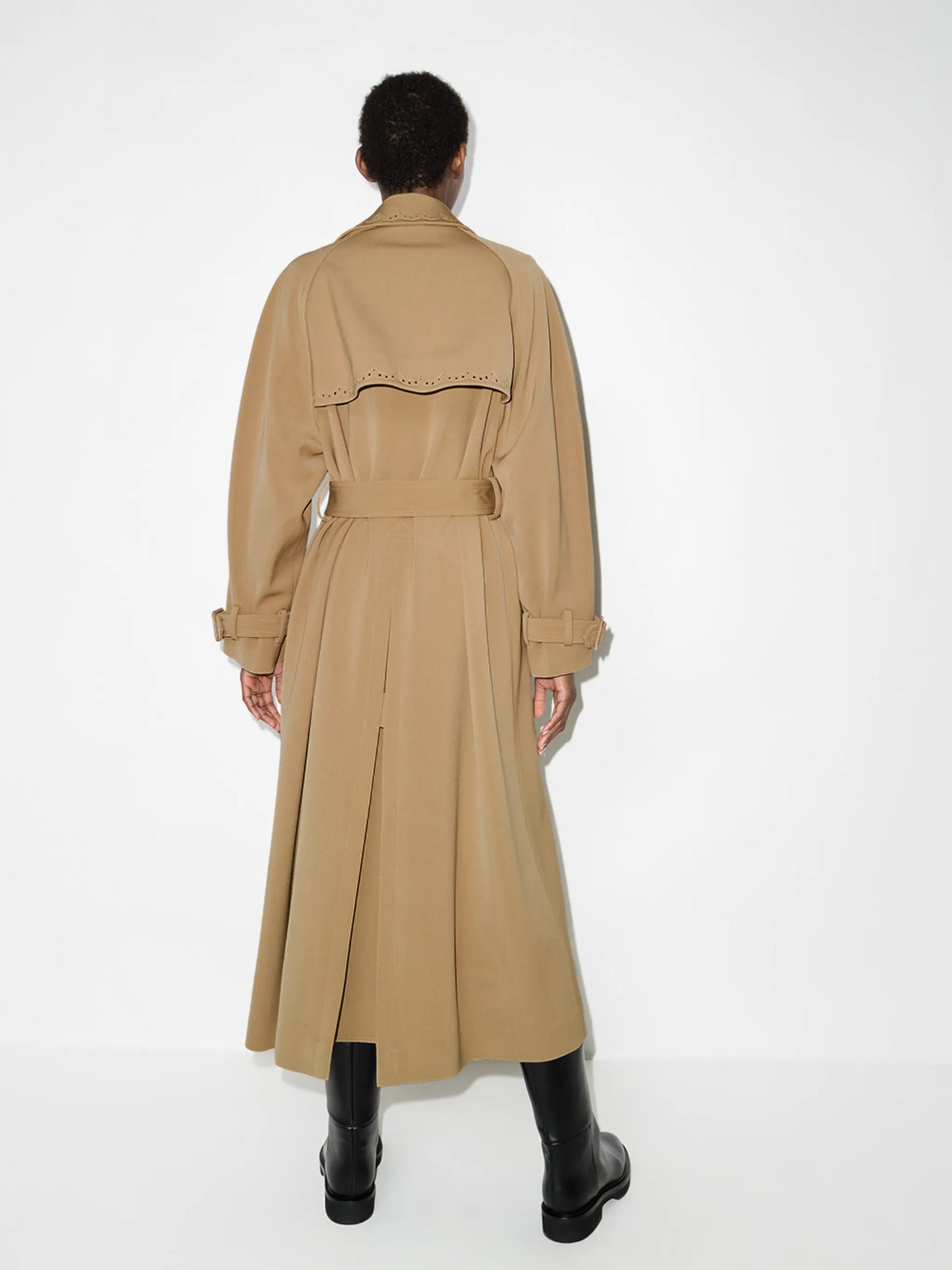 broderie anglaise trench coat
