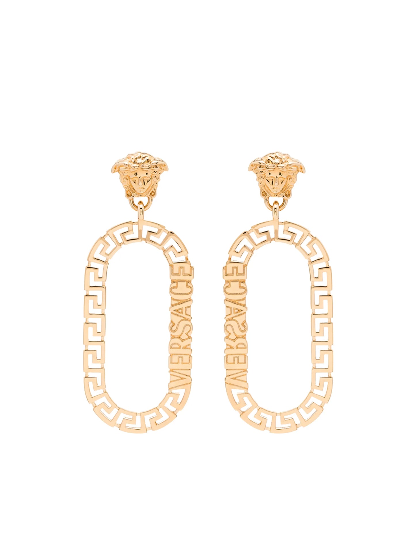 Medusa drop earrings