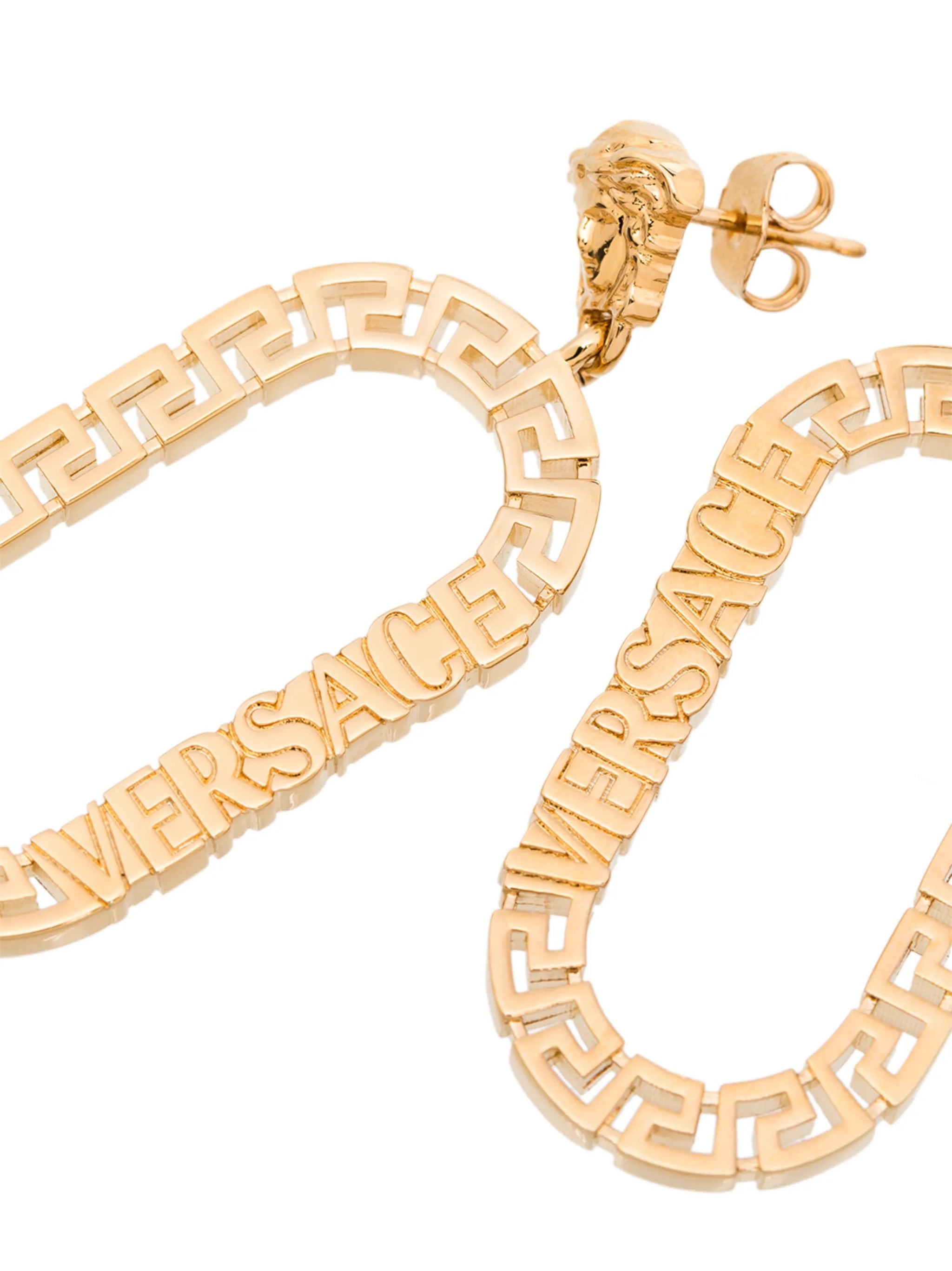 Medusa drop earrings