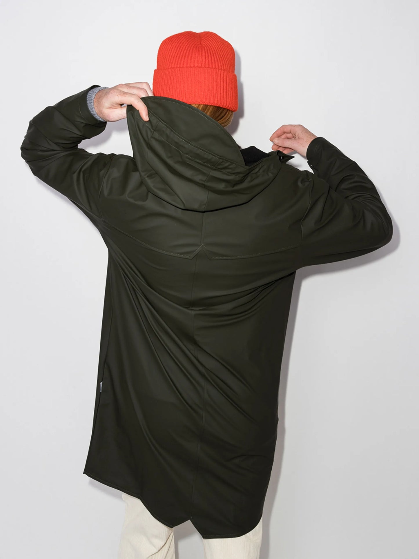 hooded waterproof coat