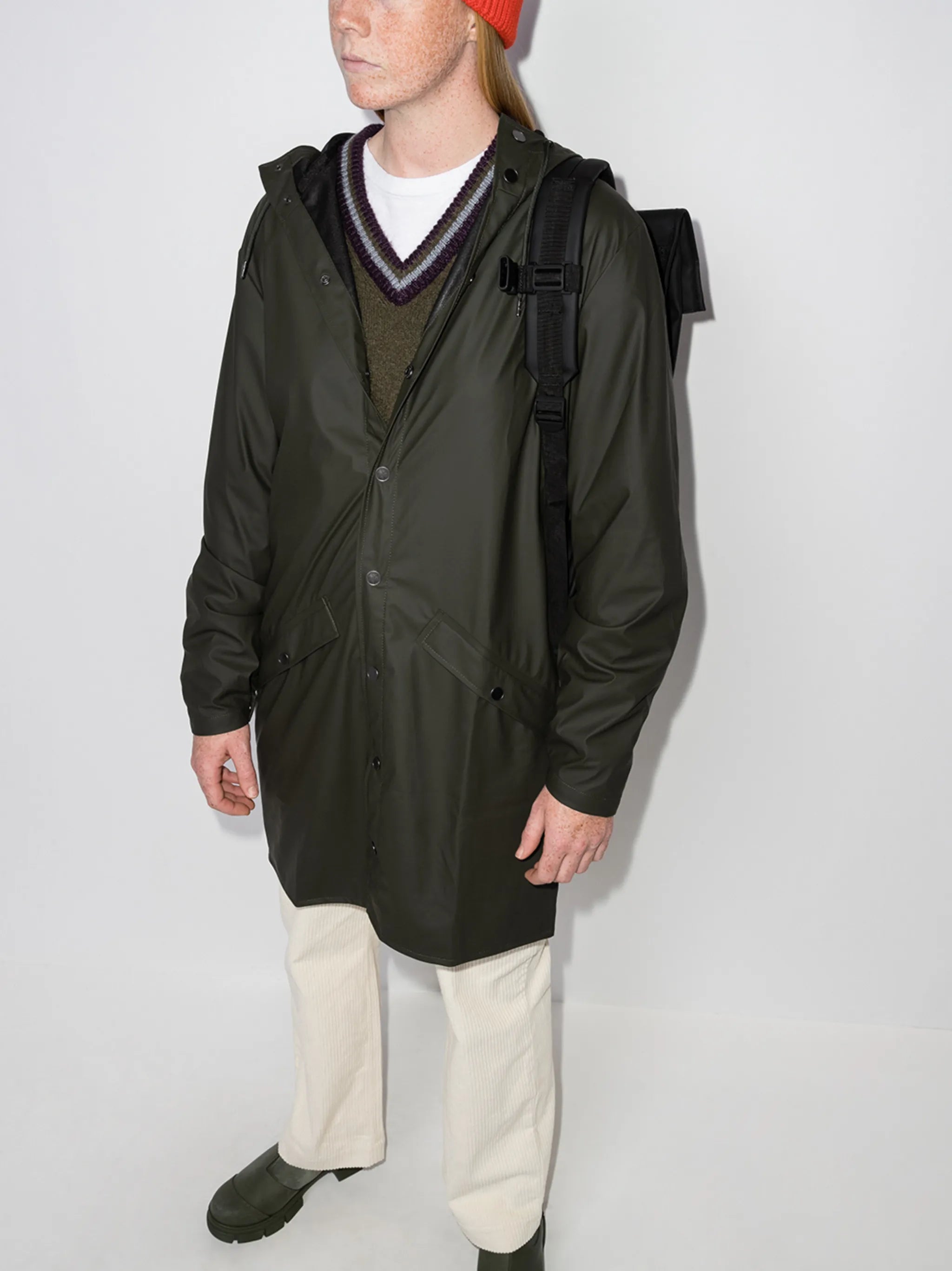 hooded waterproof coat