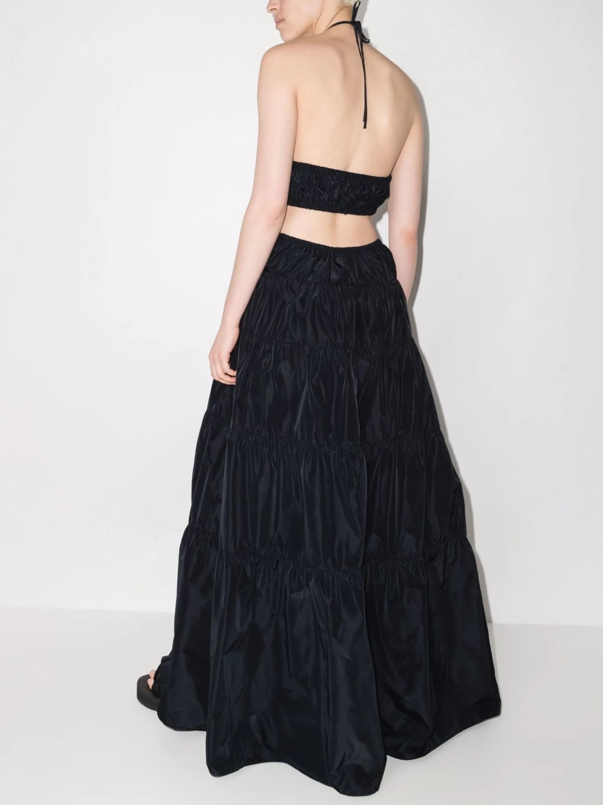 Dome halterneck maxi dress