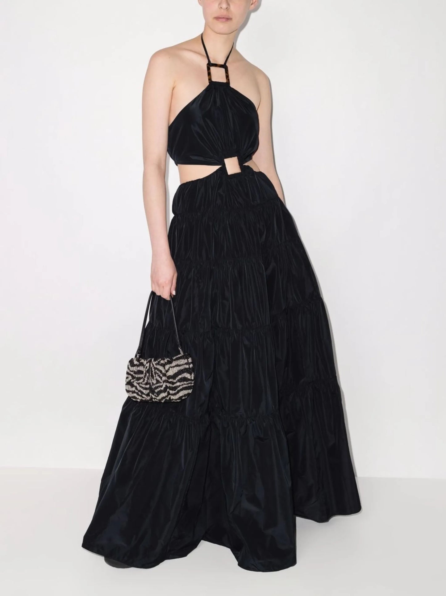 Dome halterneck maxi dress