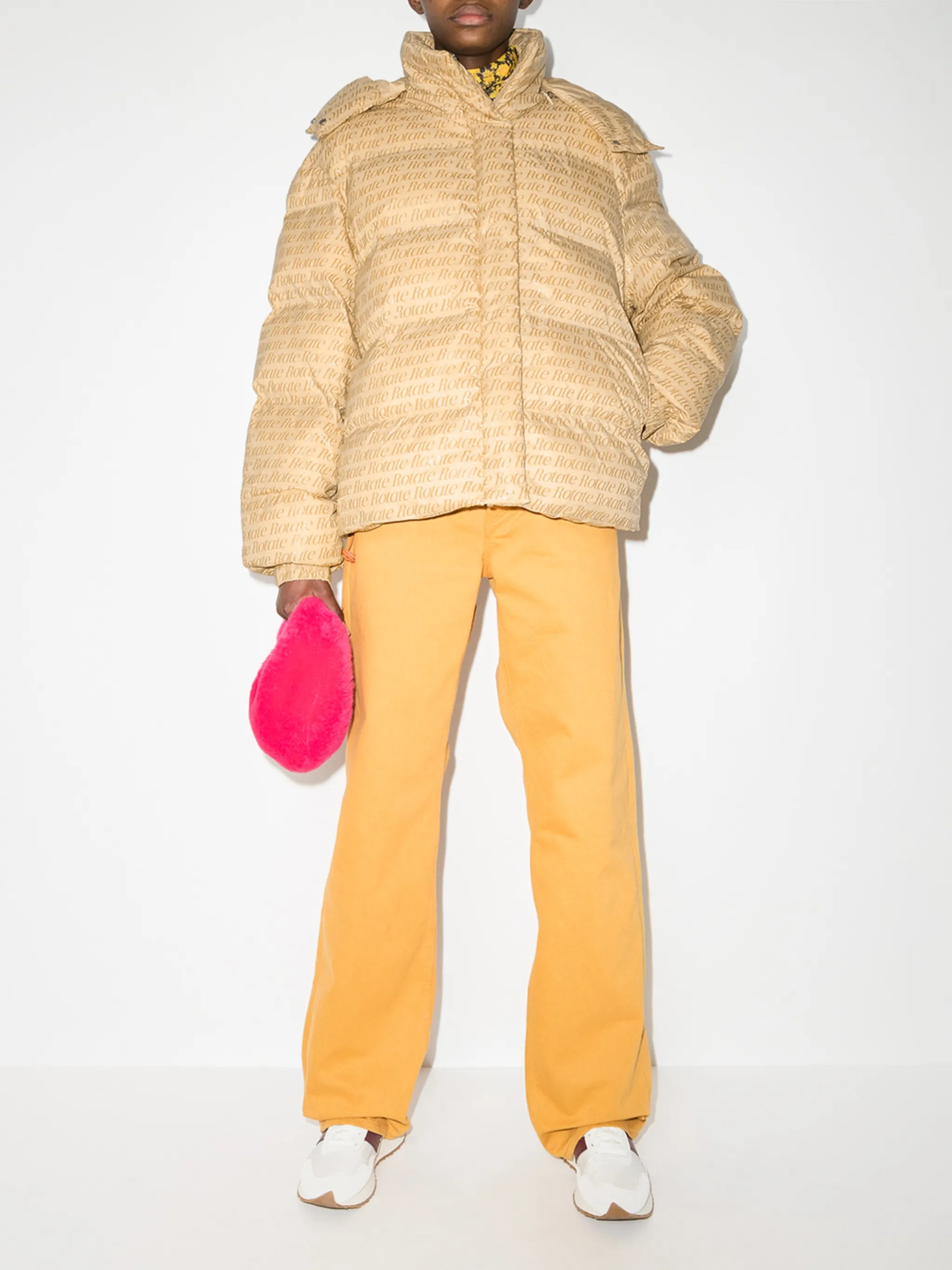Tina logo-print puffer jacket