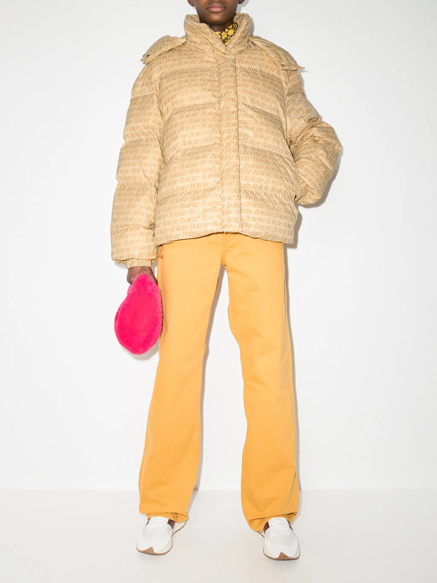 Tina logo-print puffer jacket