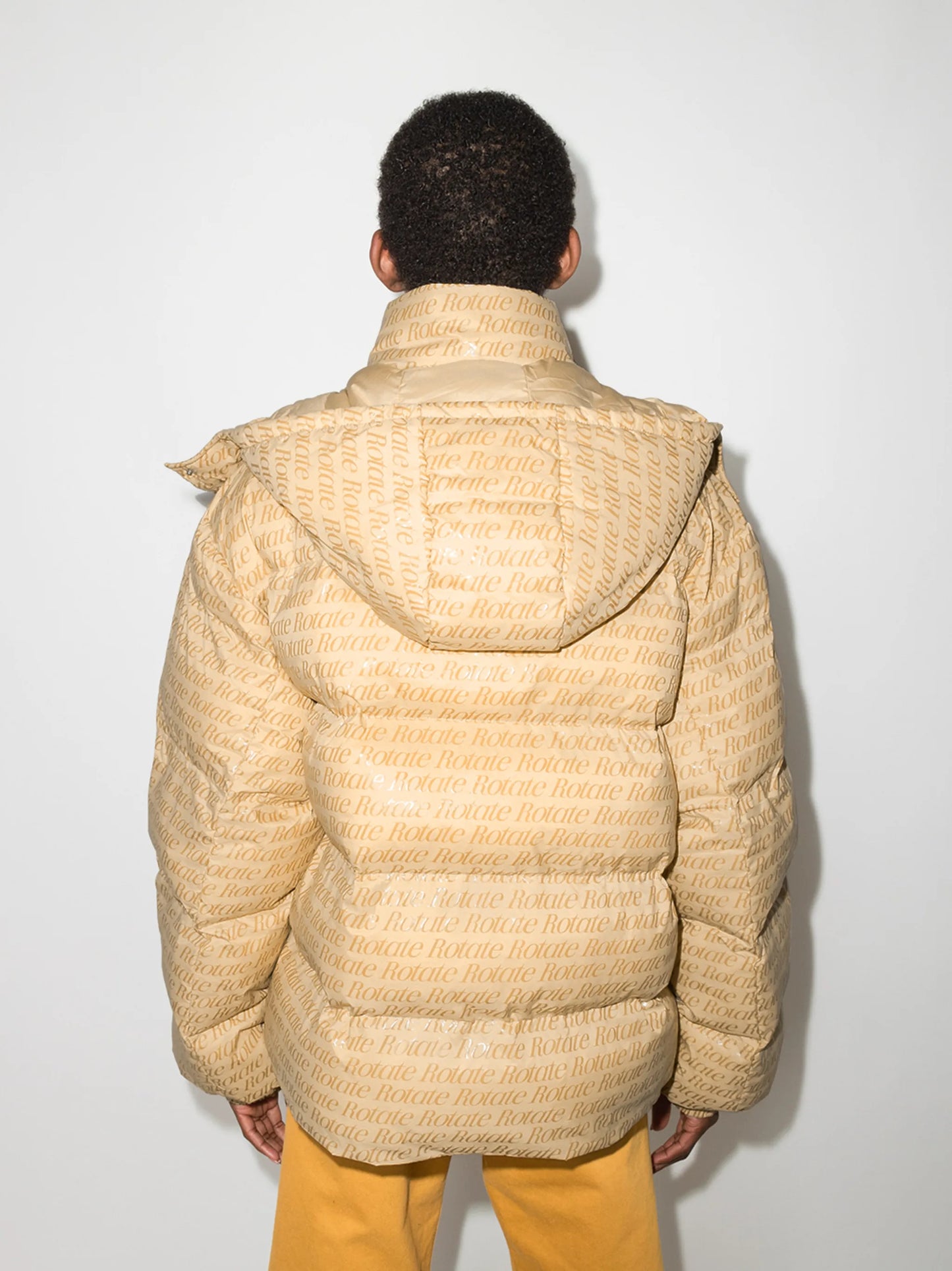 Tina logo-print puffer jacket