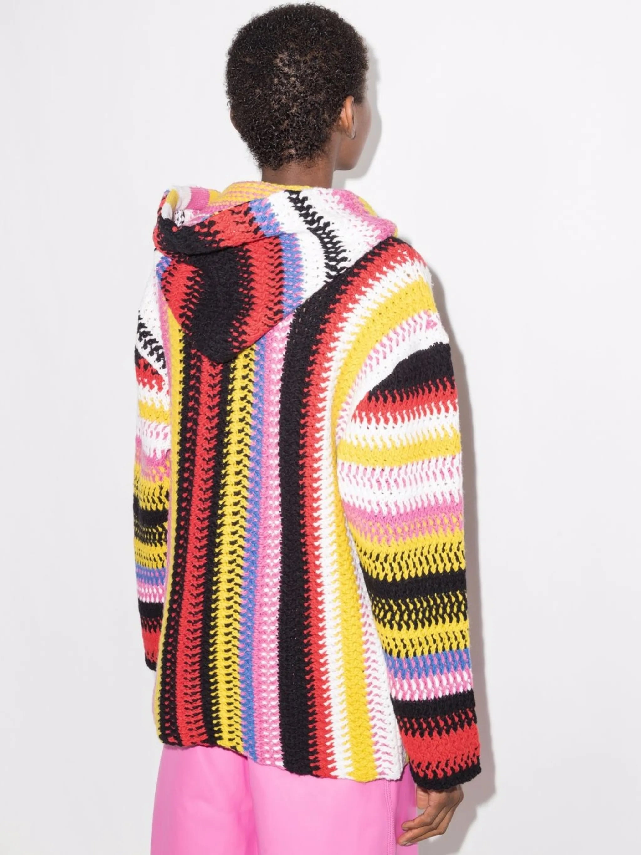 cashmere-wool blend hooded top