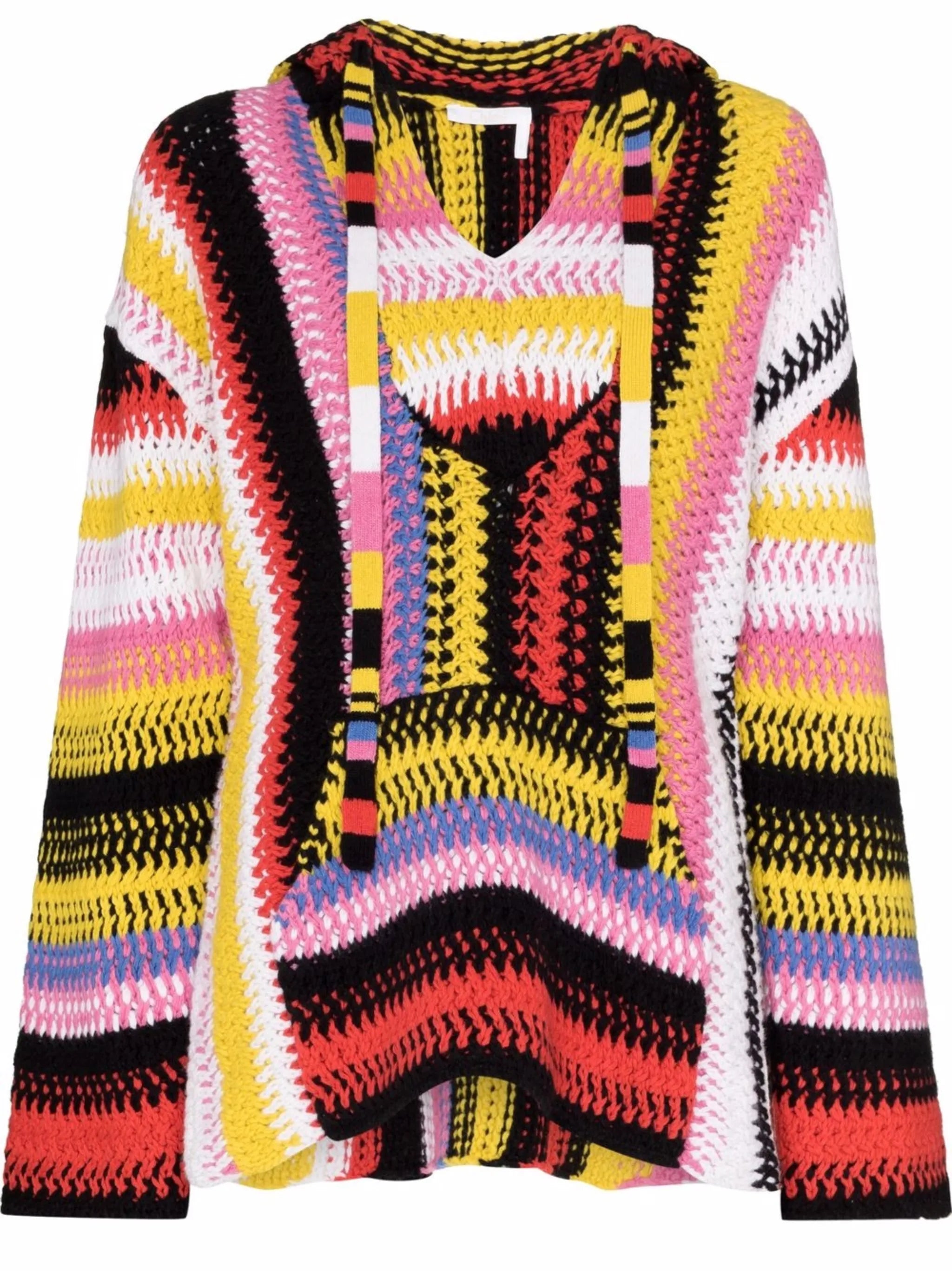 cashmere-wool blend hooded top