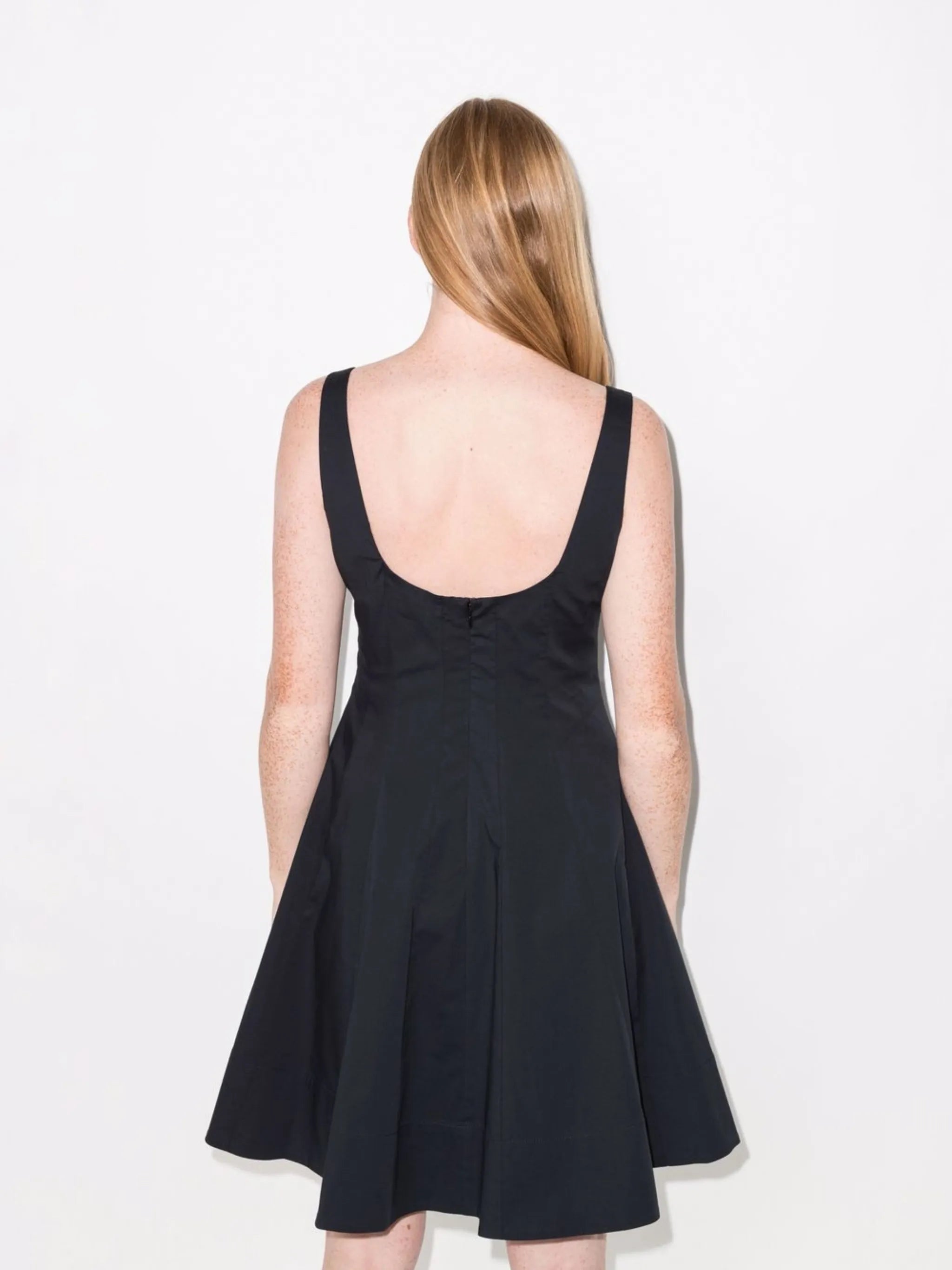 Mini Wells square-neck dress