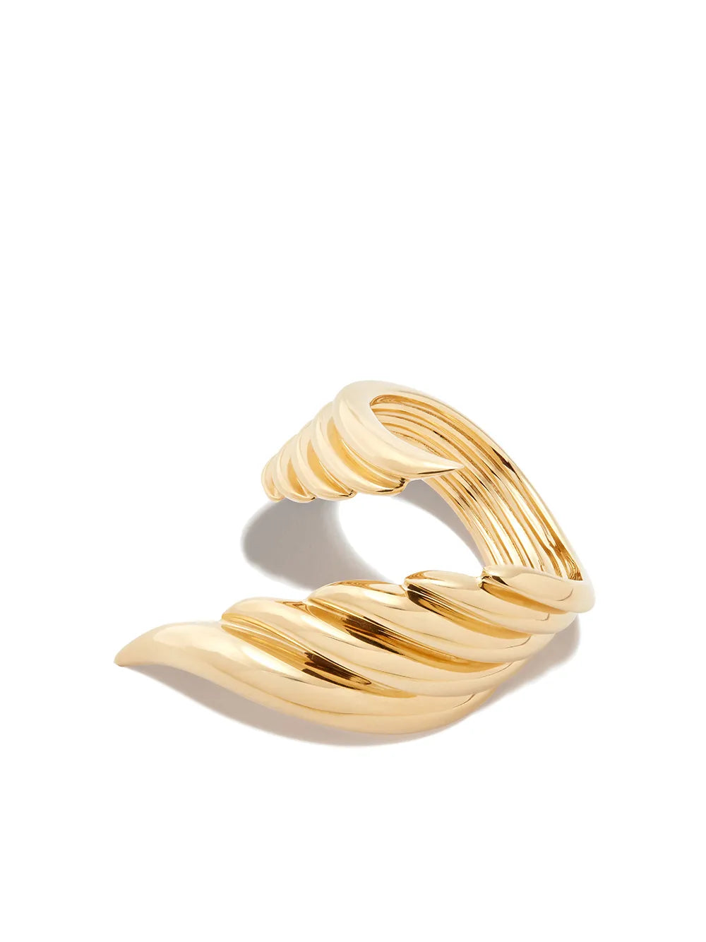18kt yellow gold Flicker Open ring