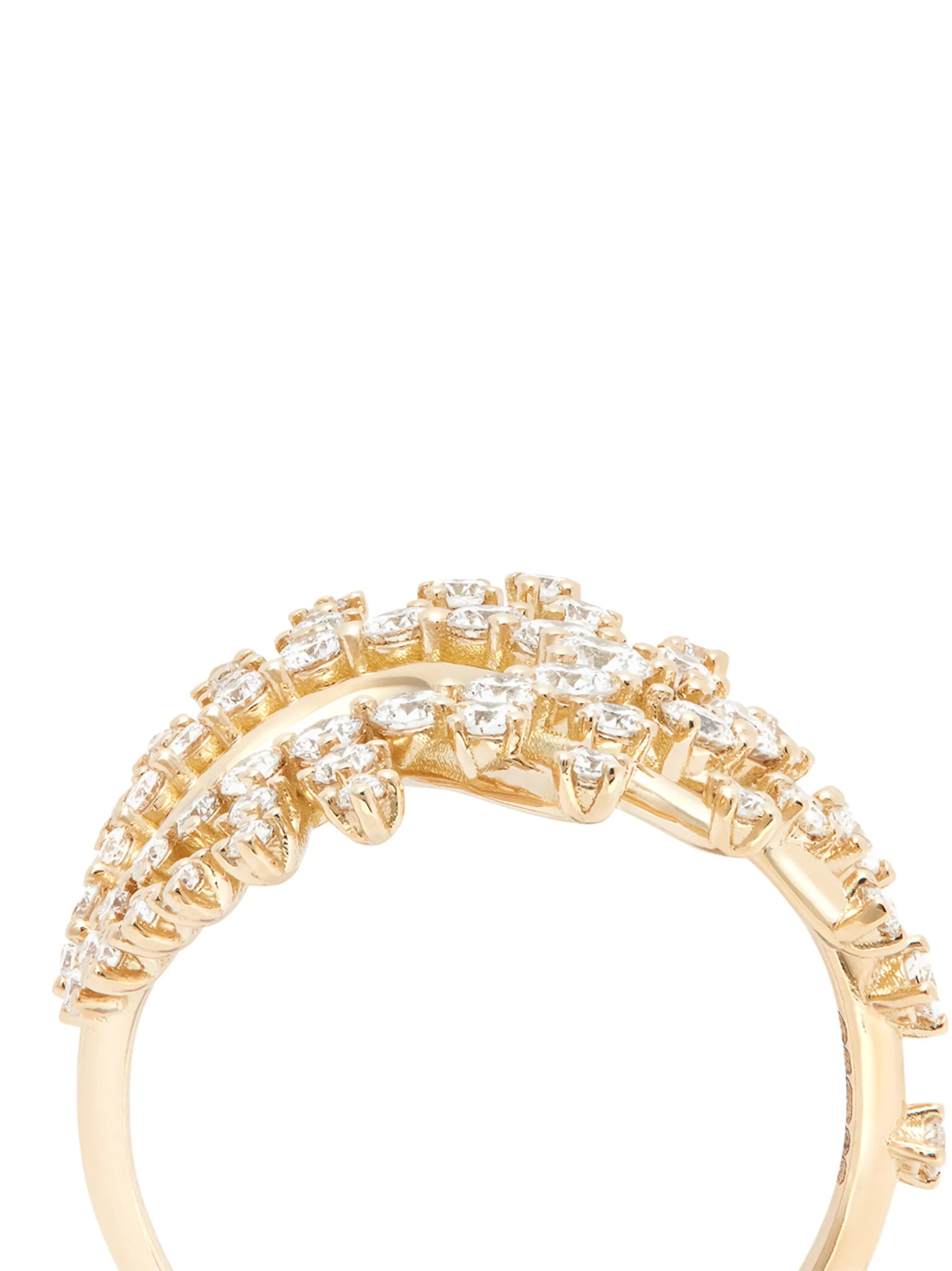 18kt yellow gold Clarity diamond ring