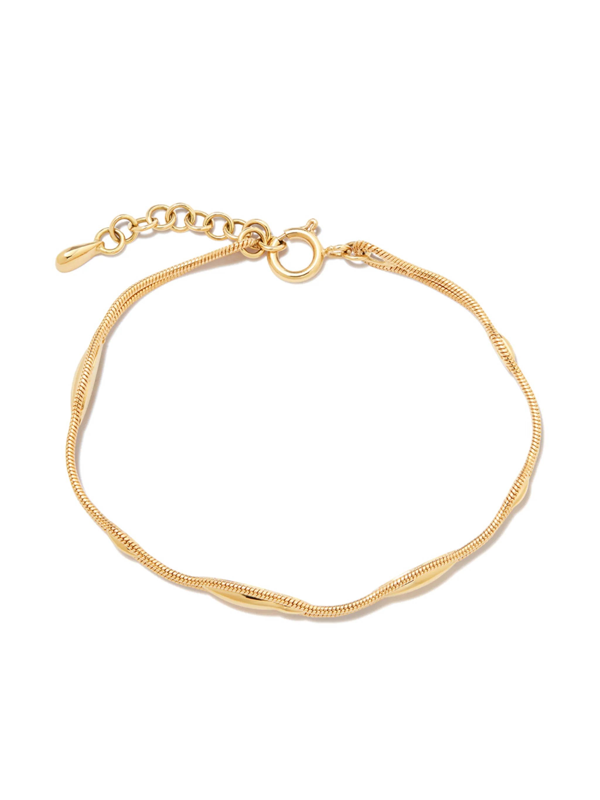 18kt yellow gold Fluid bracelet