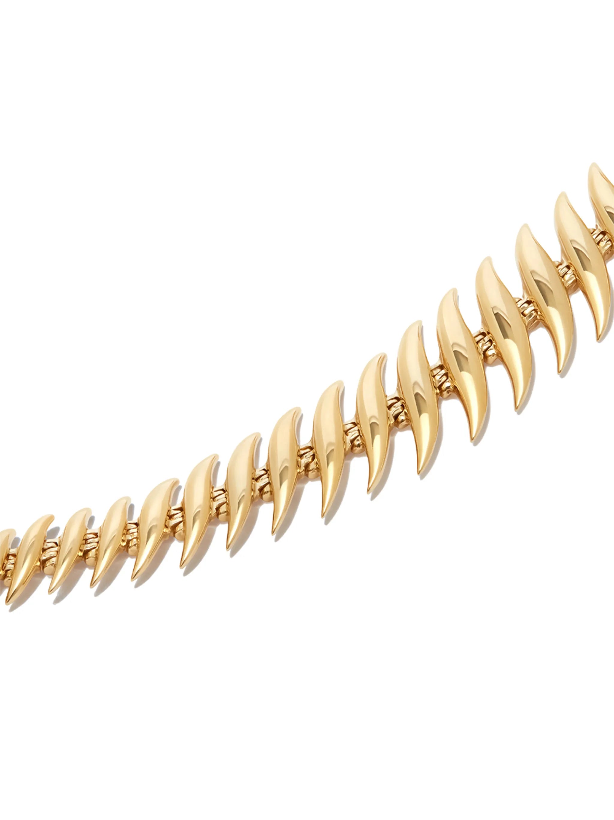 18kt yellow gold Flame bracelet