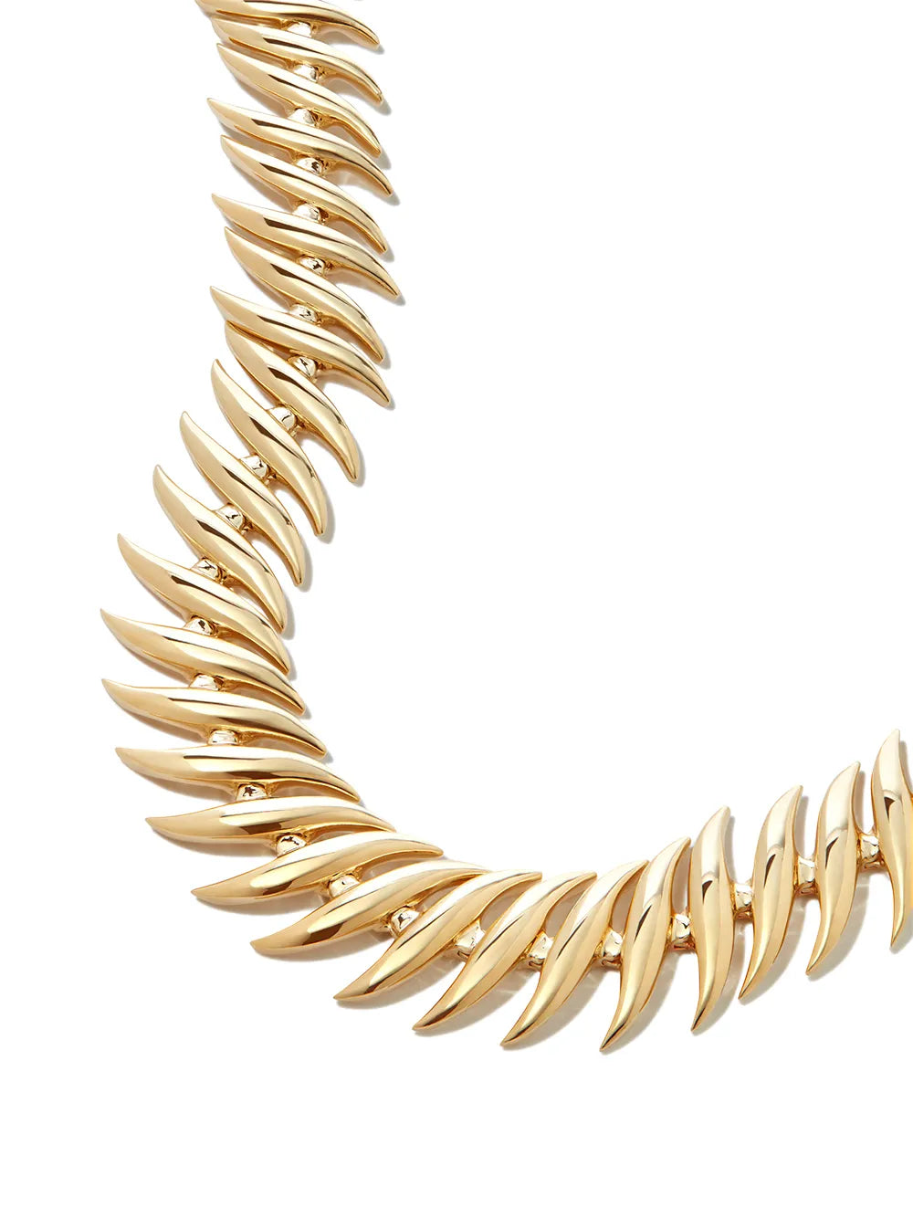 18kt yellow gold Flame necklace