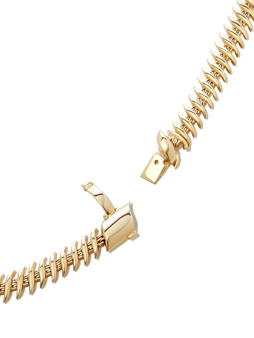 18kt yellow gold Flame necklace