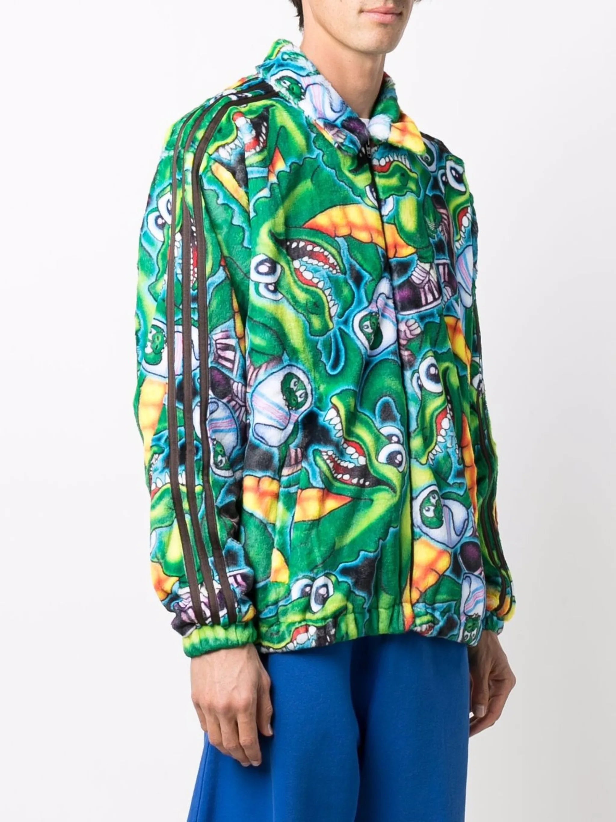 x Kerwin Frost crocodile-print jacket