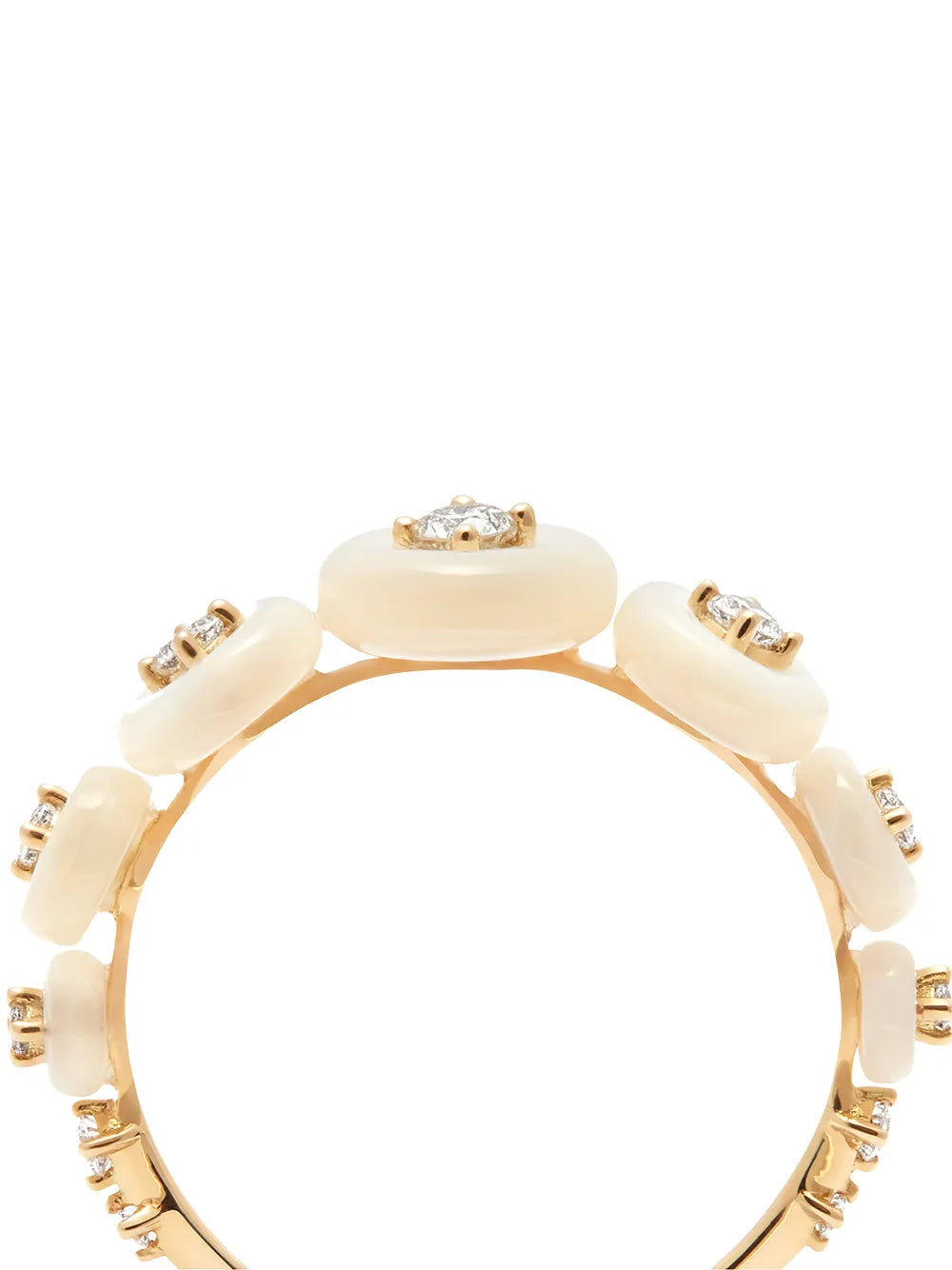 18kt yellow gold Surrounding small ring