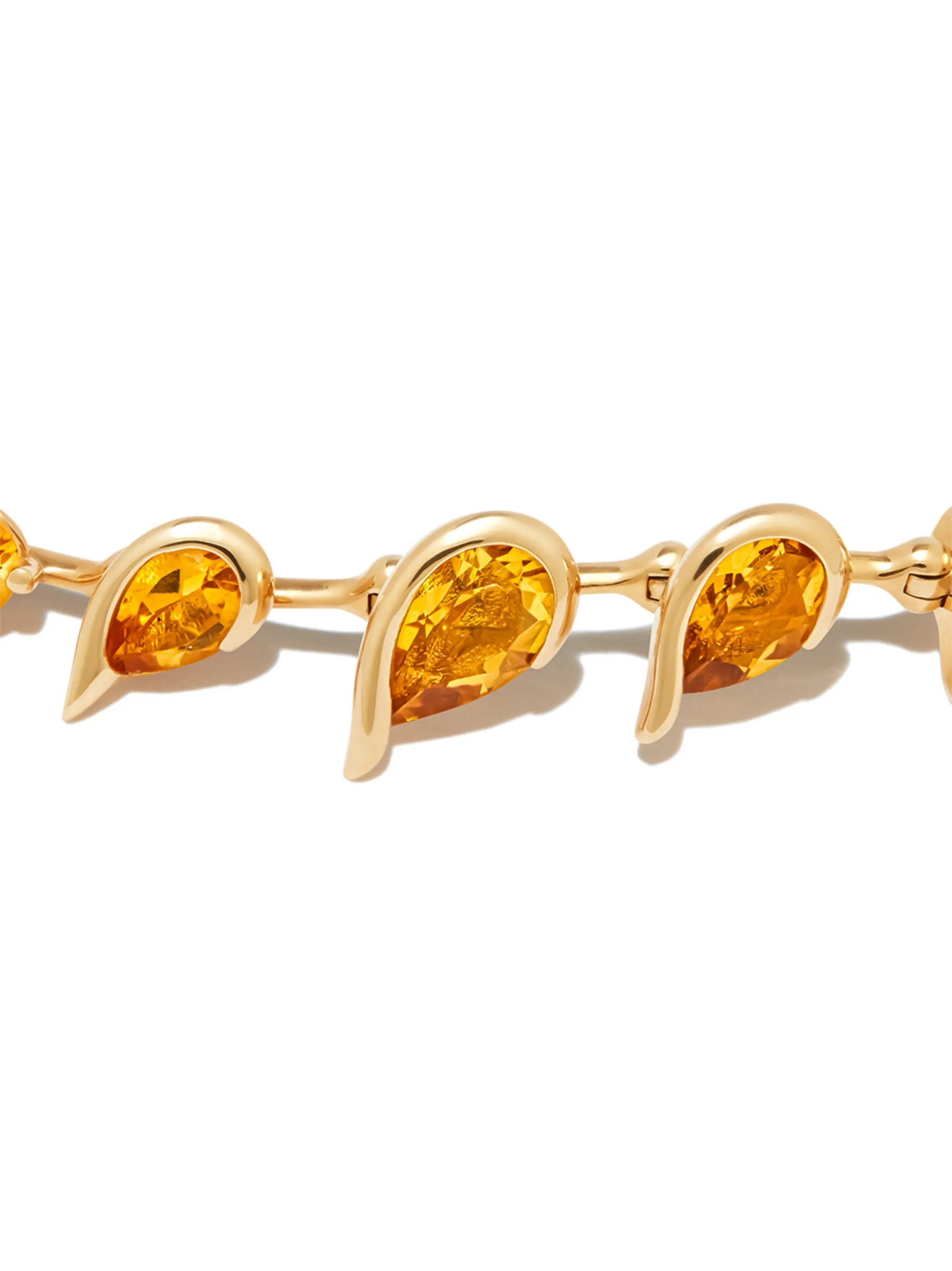18kt yellow gold Flicker citrine bracelet