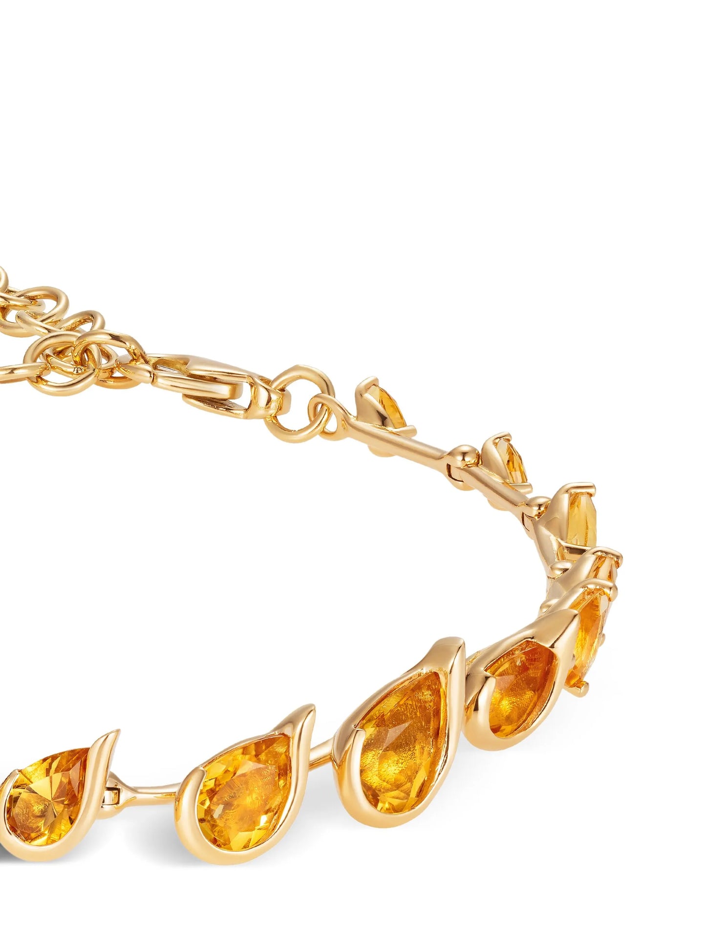 18kt yellow gold Flicker citrine bracelet