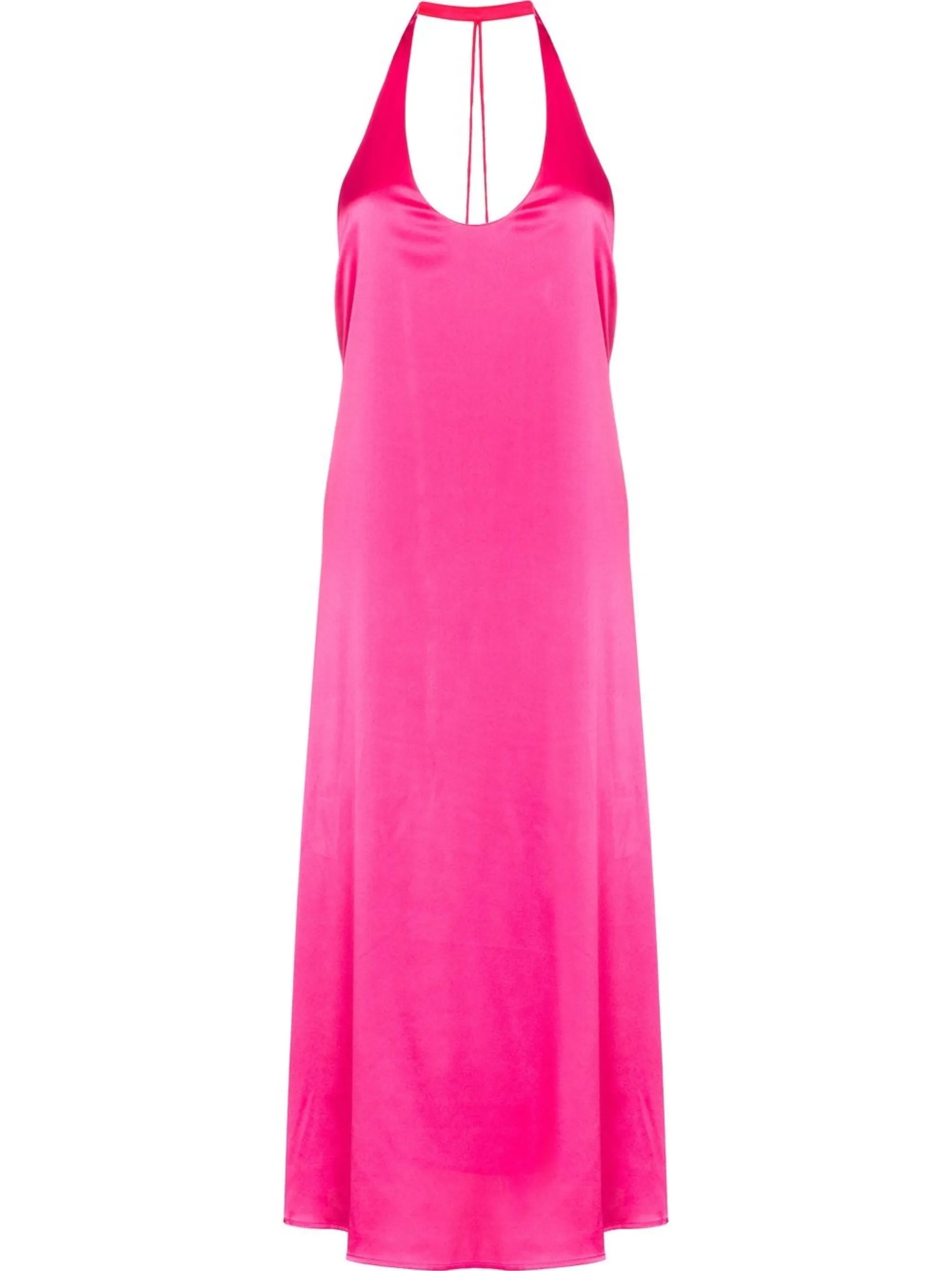 T-Boz halterneck slip dress