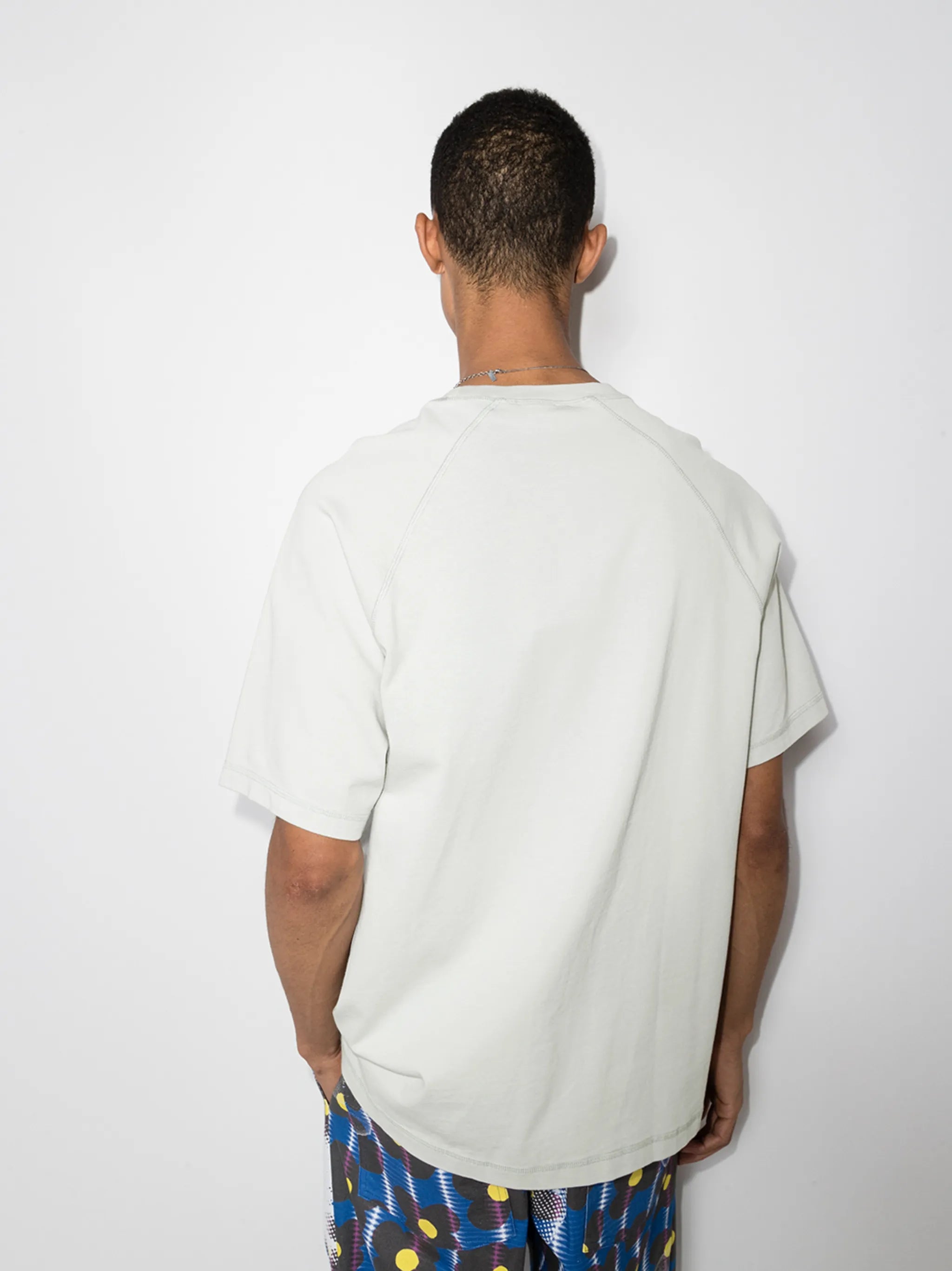 Tiger-print raglan-sleeve T-shirt