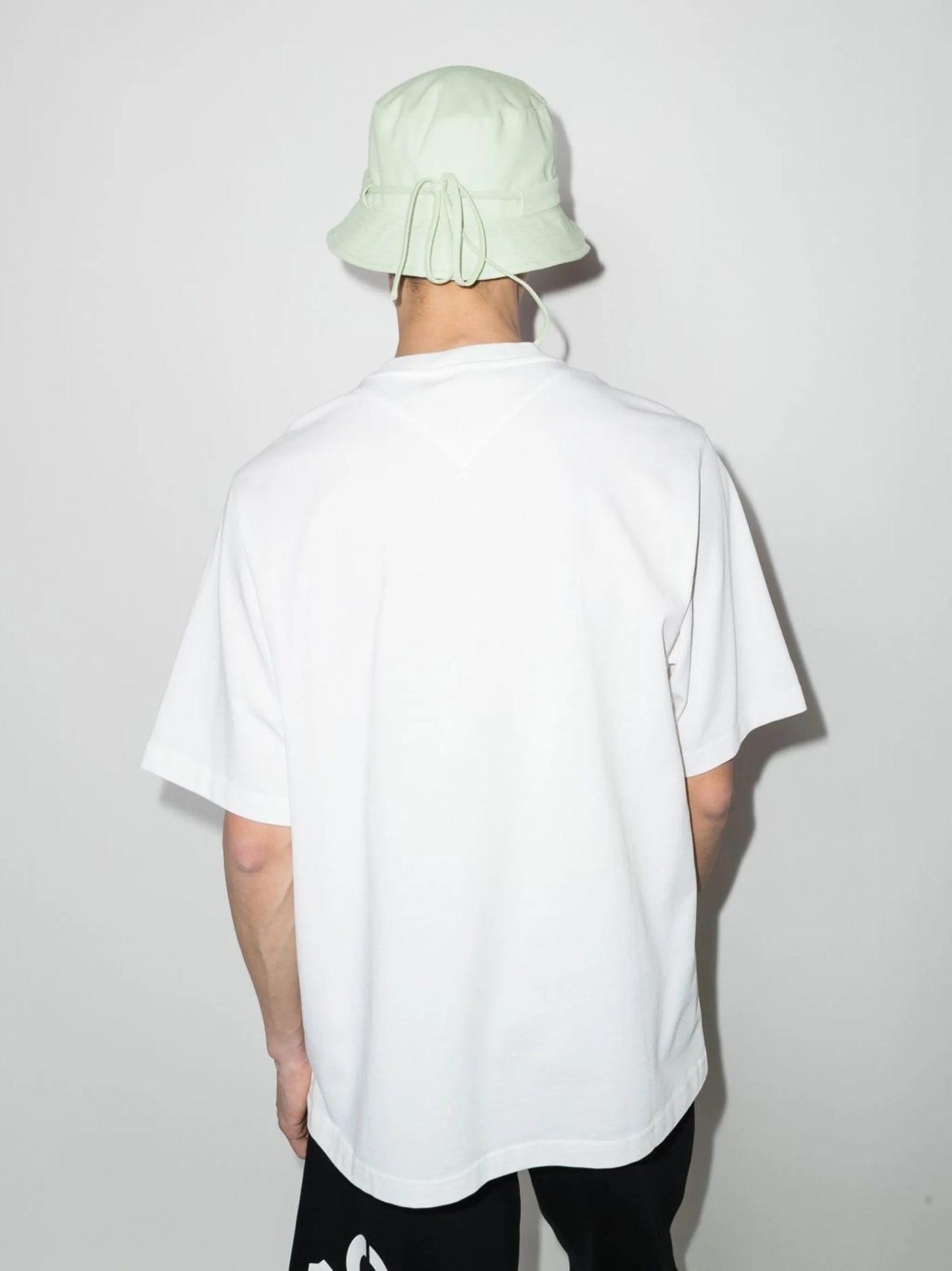 graphic face-print T-shirt